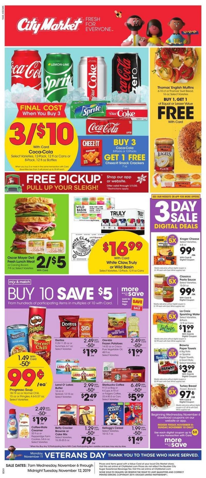 City Market Weekly Ad from November 6