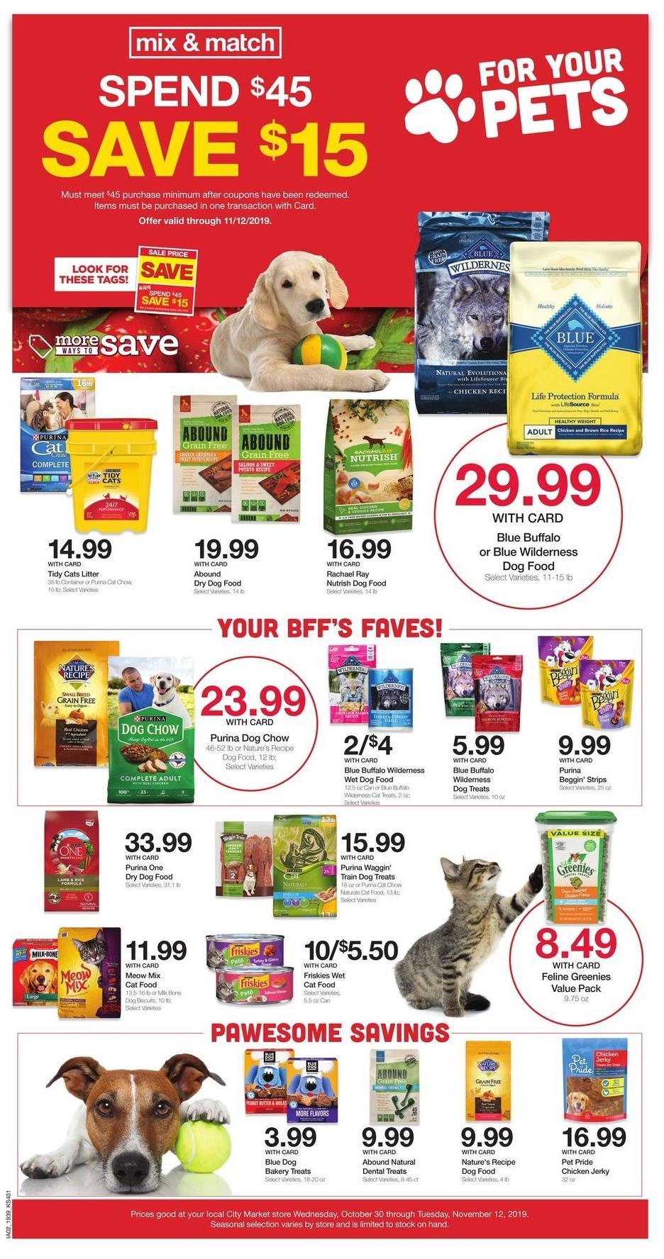 City Market Weekly Ad from November 6