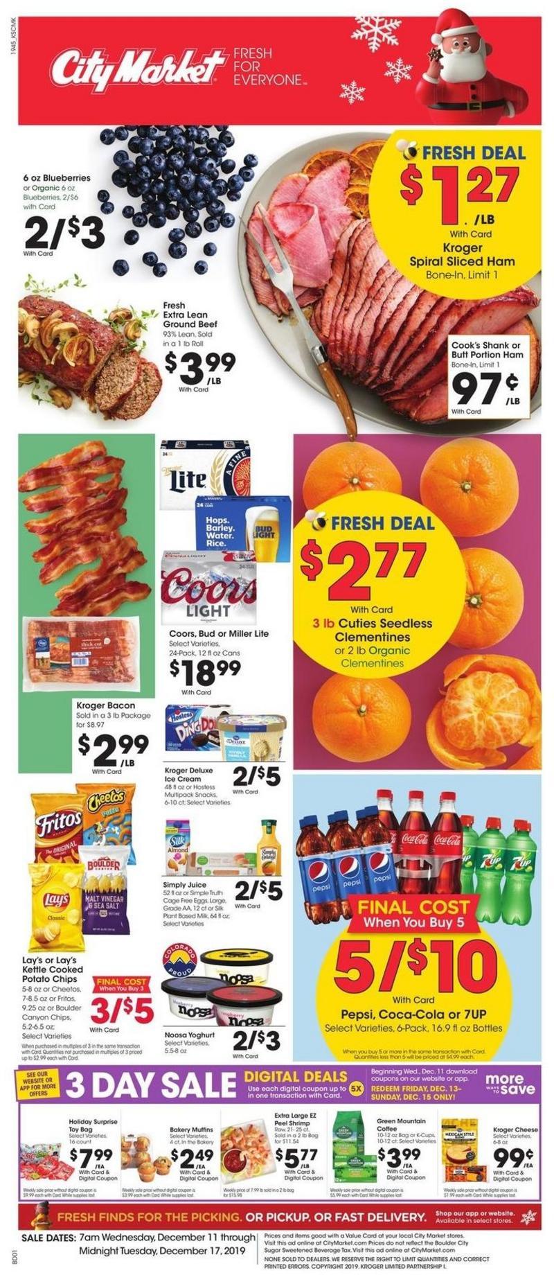 City Market Weekly Ad from December 11