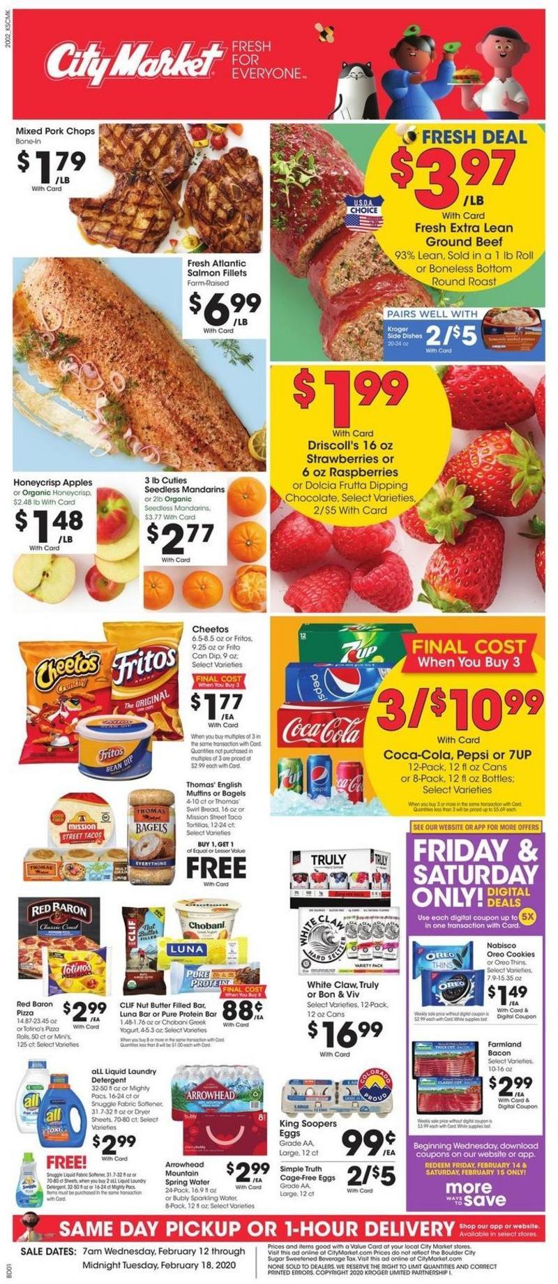 City Market Weekly Ad from February 12