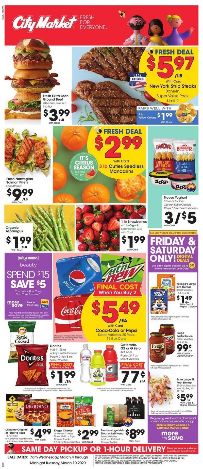 City Market Weekly Ad from March 4