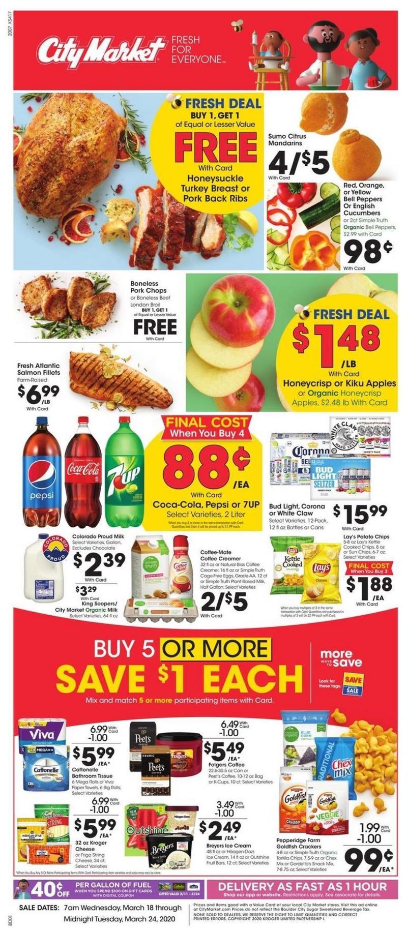 City Market Weekly Ad from March 18