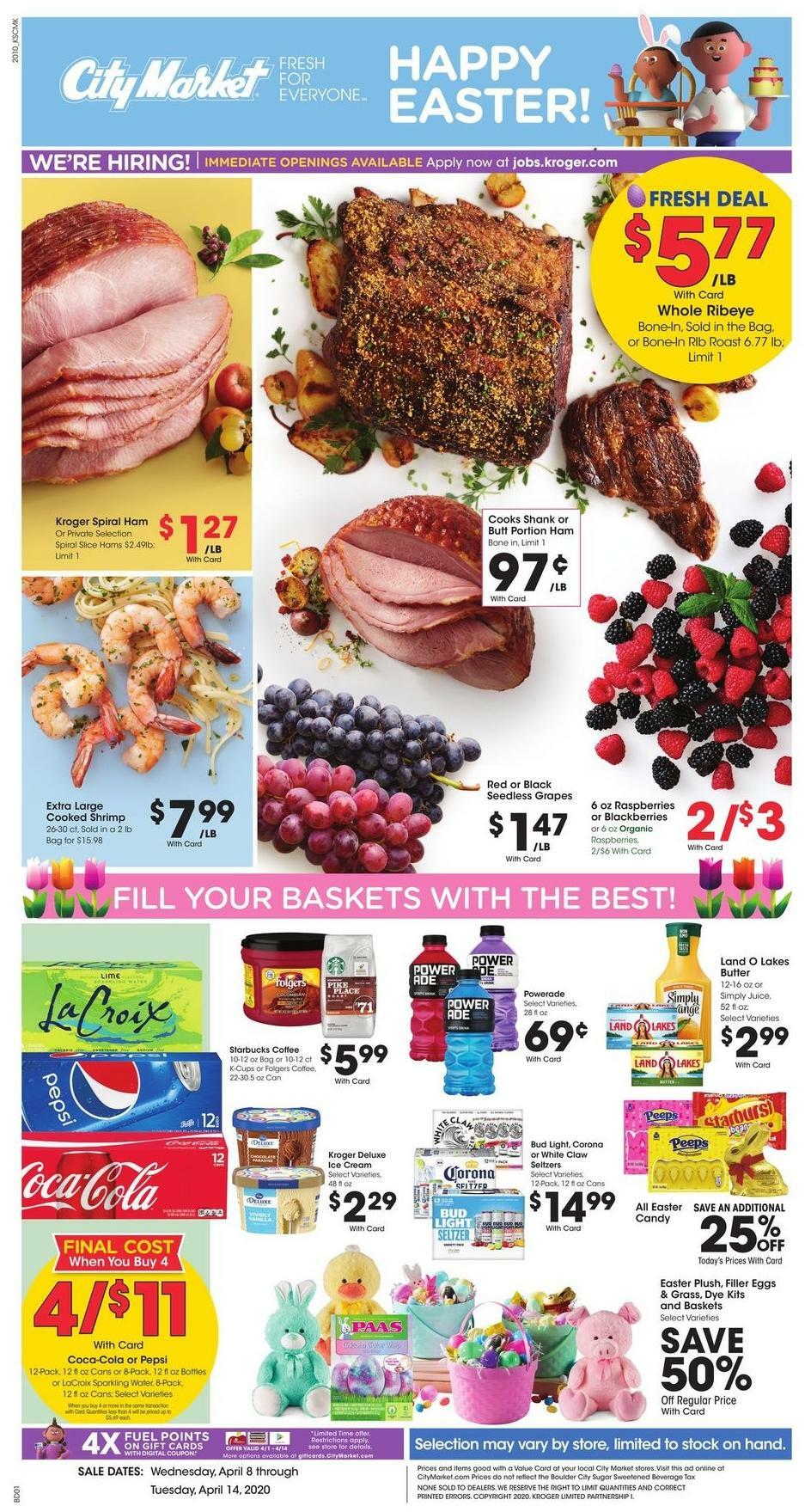 City Market Weekly Ad from April 8