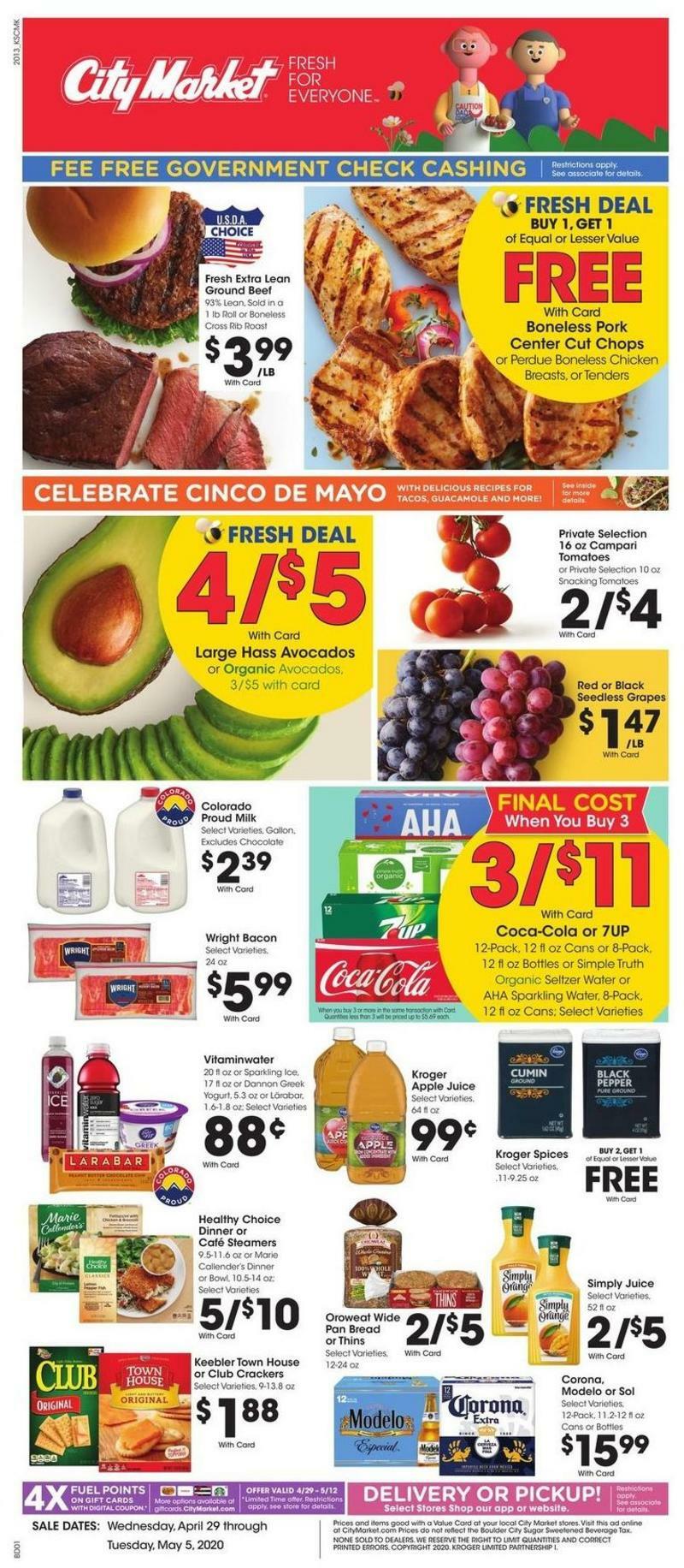 City Market Weekly Ad from April 29