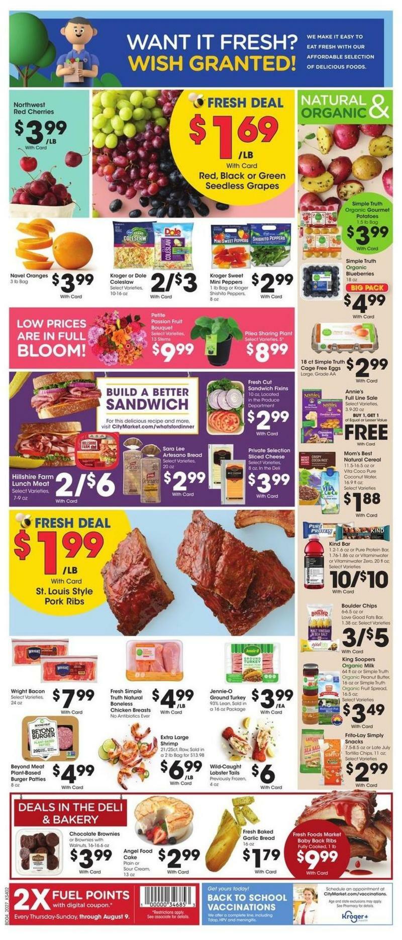 City Market Weekly Ad from August 5