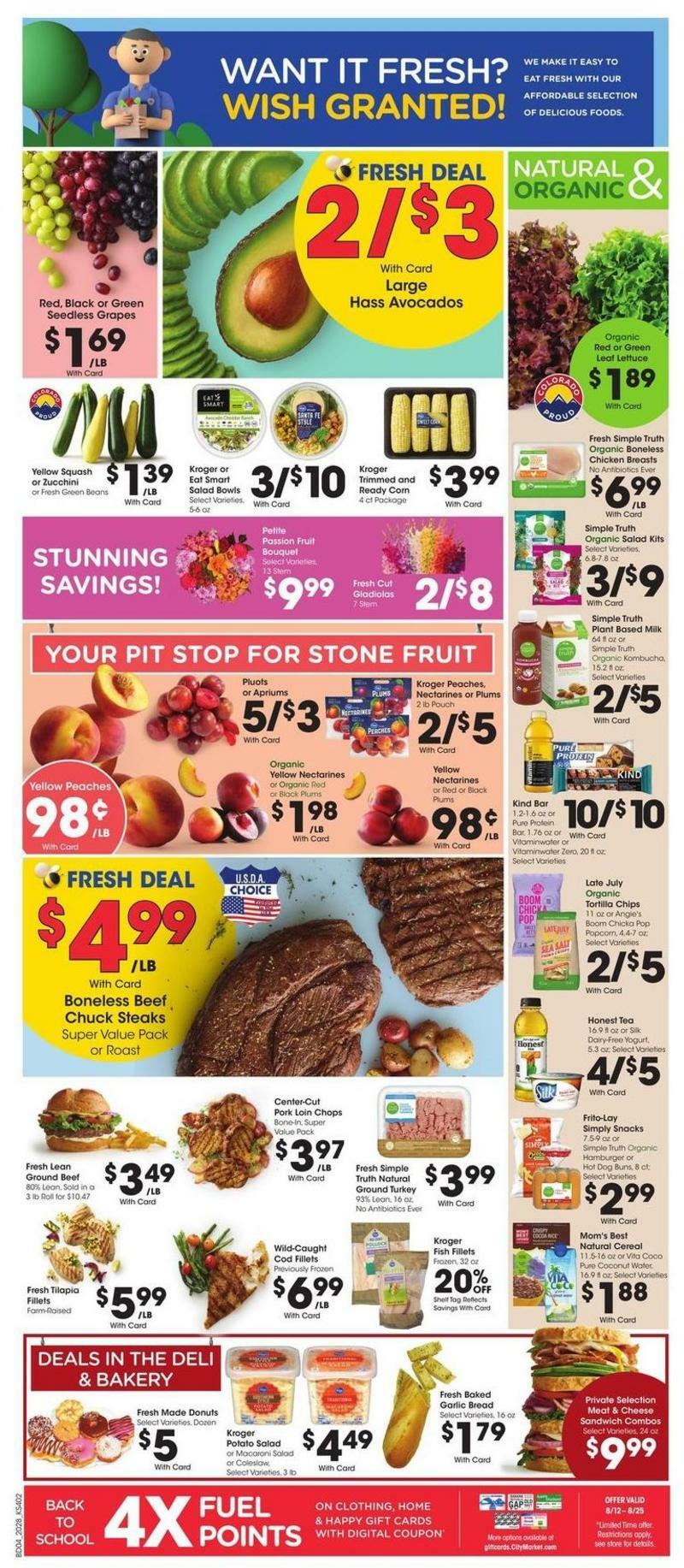 City Market Weekly Ad from August 12