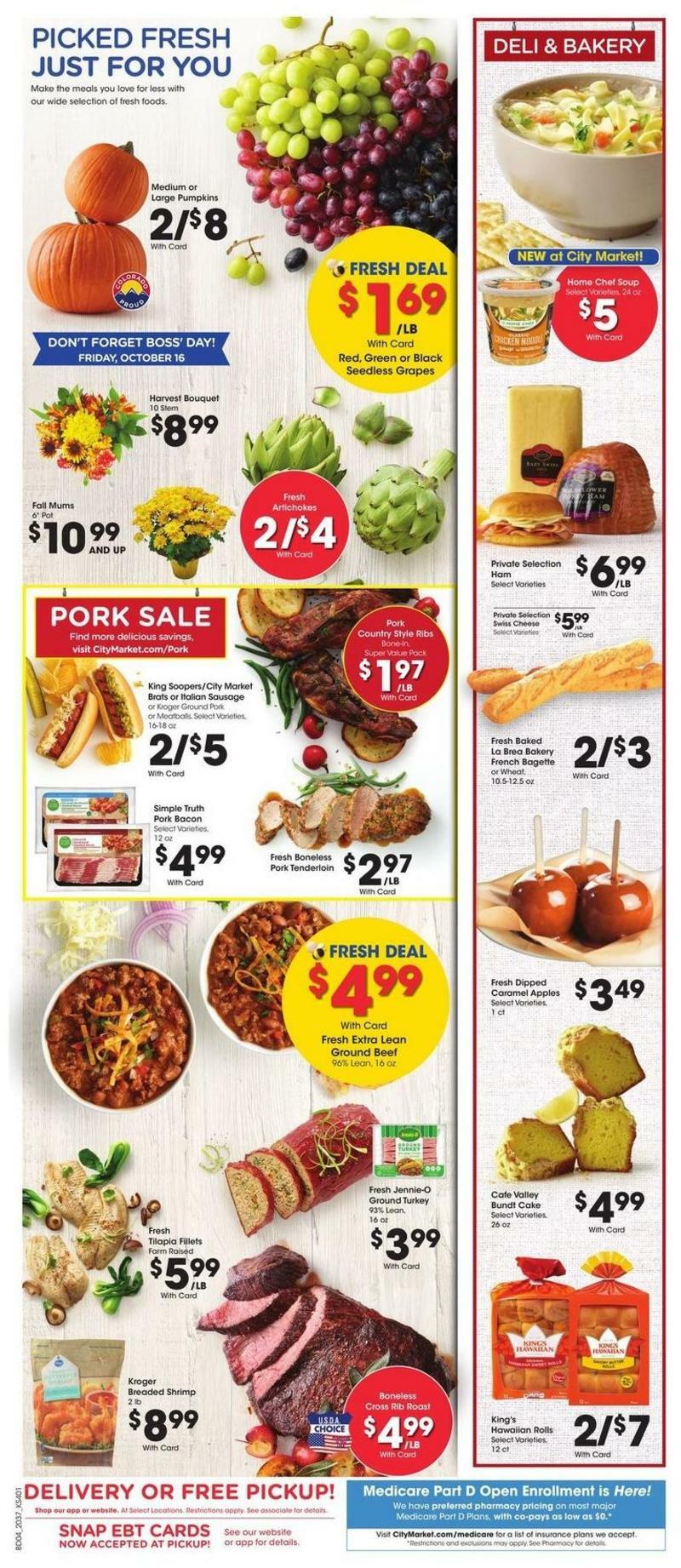 City Market Weekly Ad from October 14