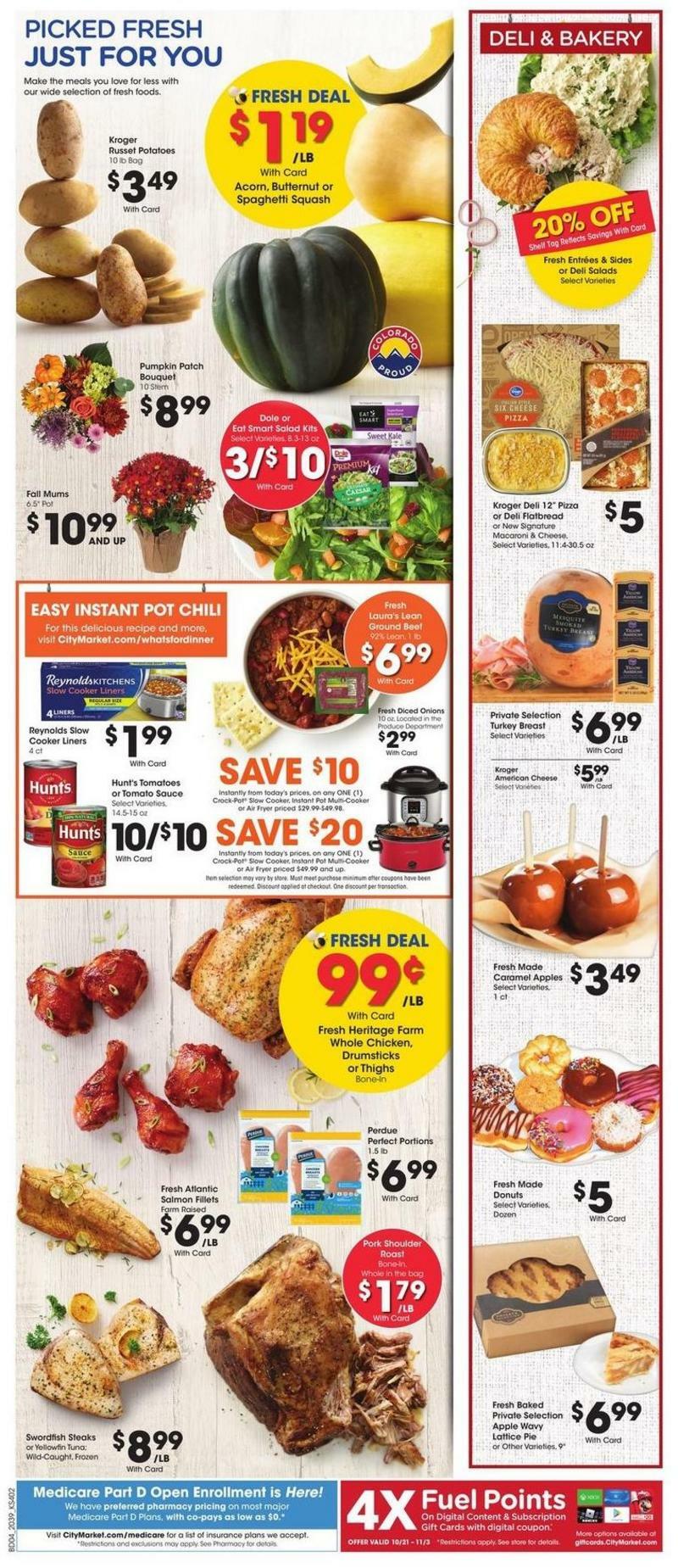 City Market Weekly Ad from October 28