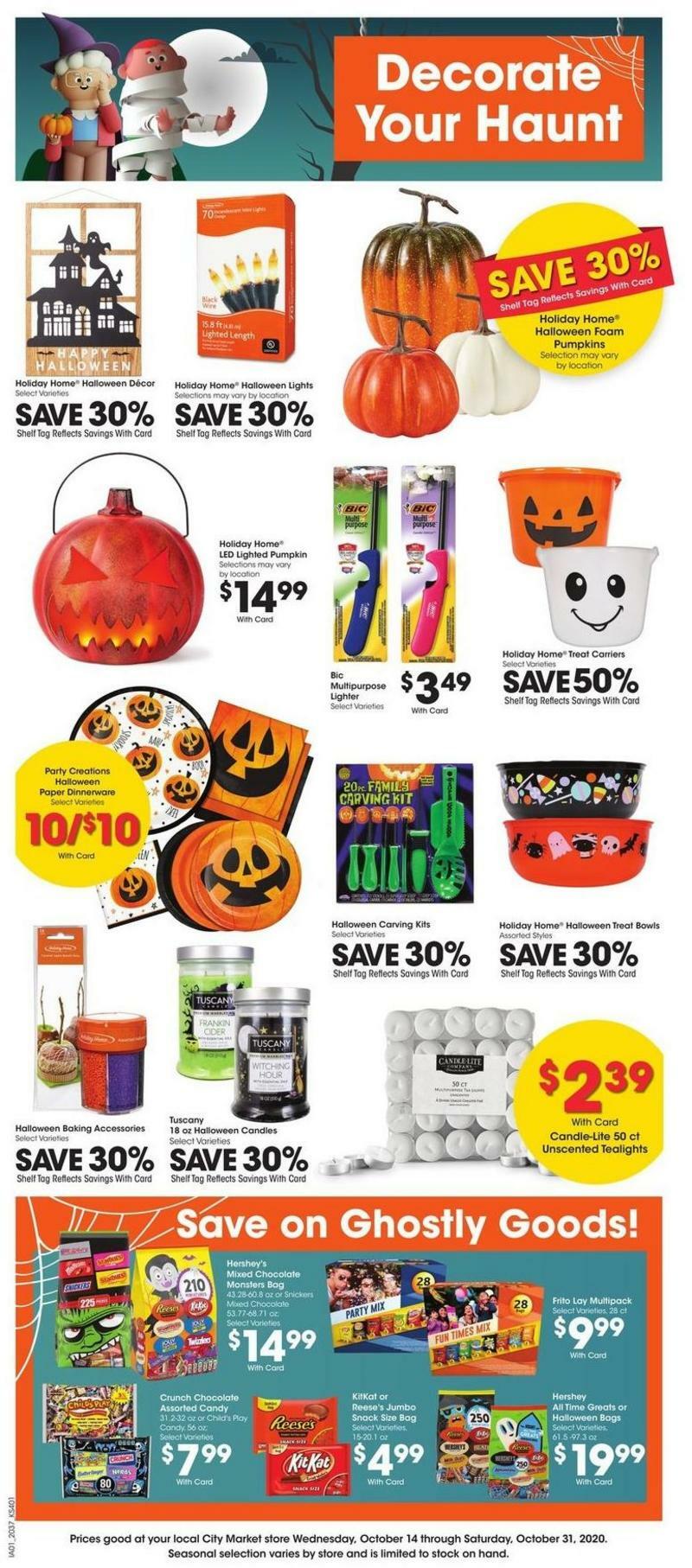 City Market Weekly Ad from October 28