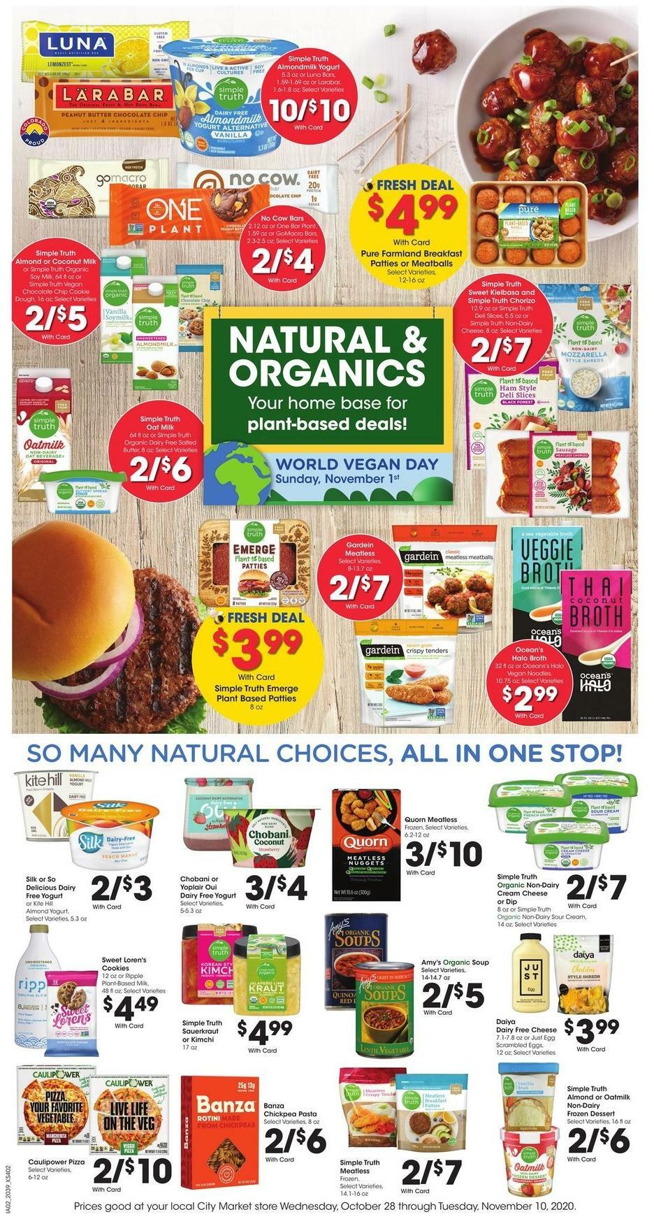 City Market Weekly Ad from October 28