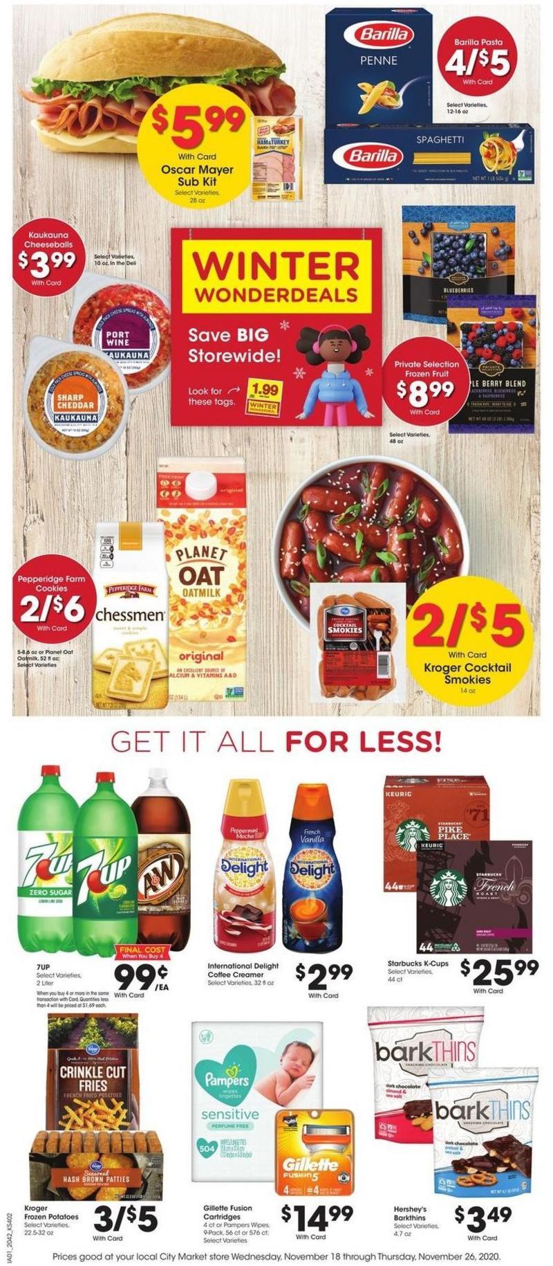 City Market Weekly Ad from November 18