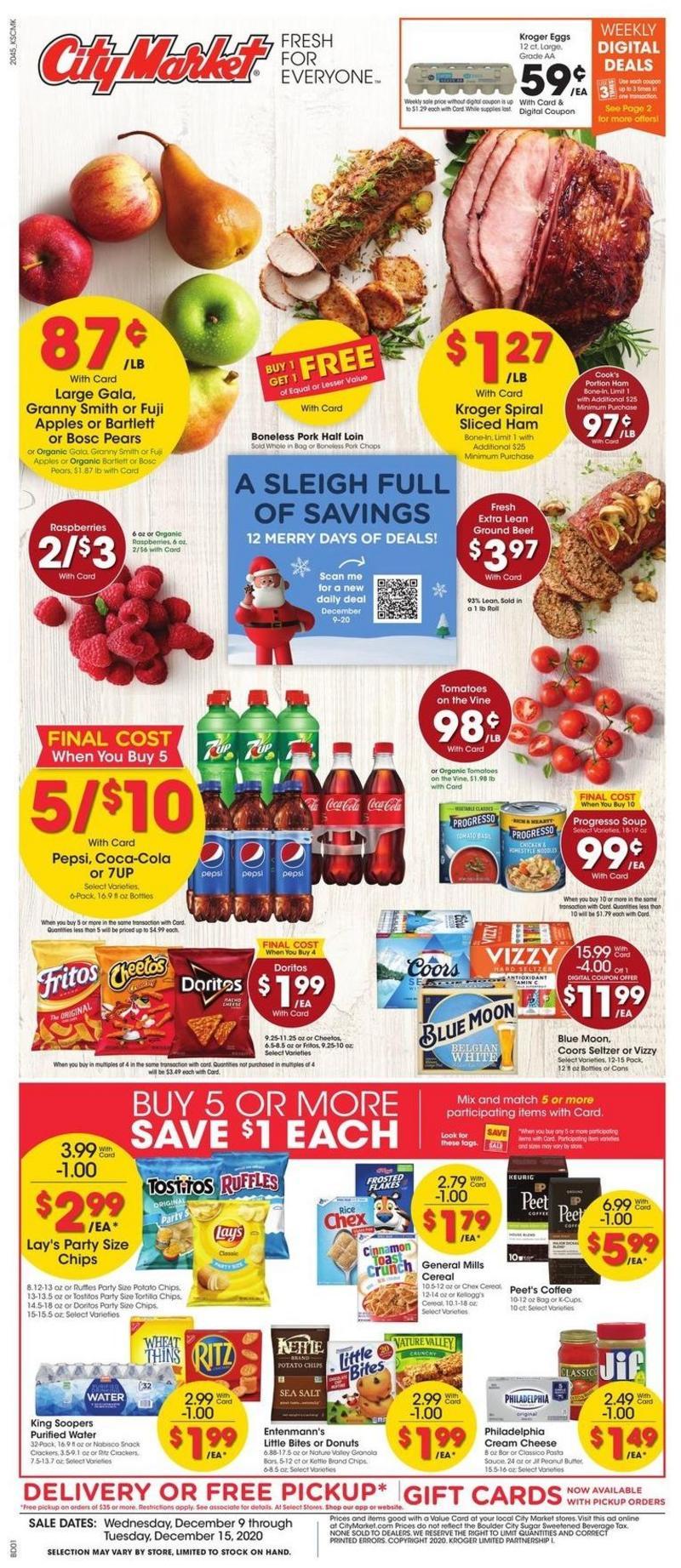 City Market Weekly Ad from December 9