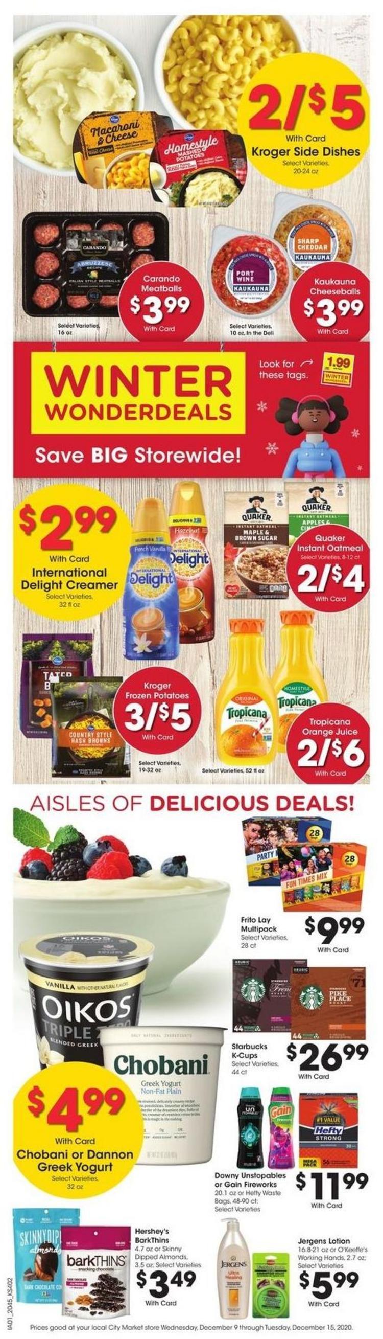 City Market Weekly Ad from December 9