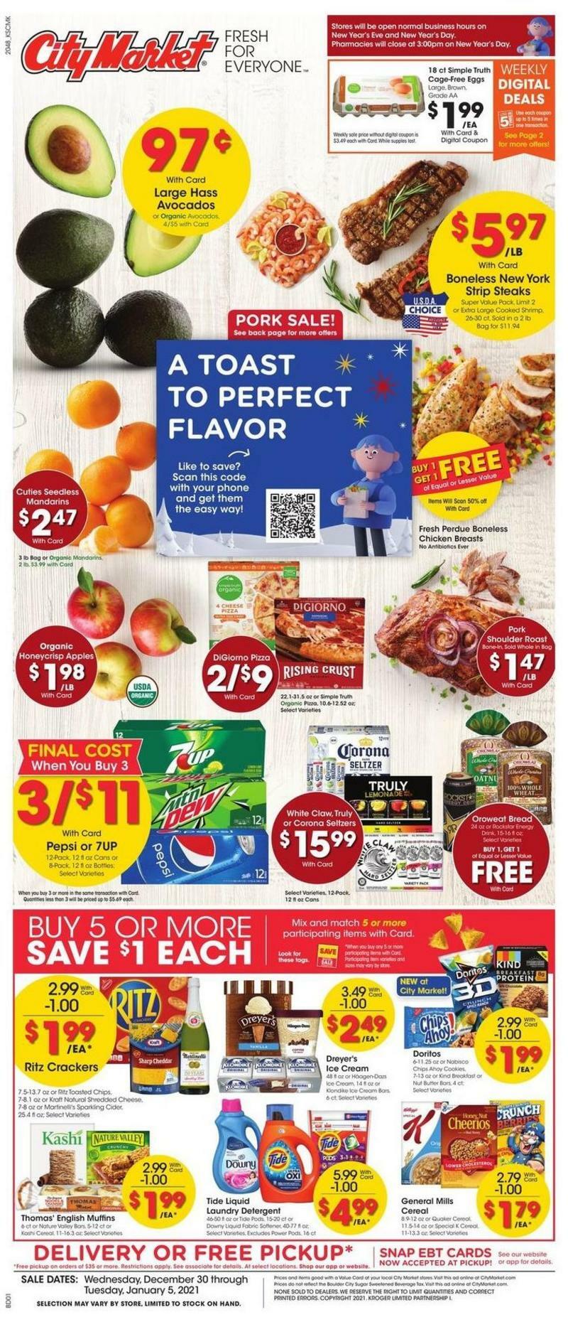 City Market Weekly Ad from December 30