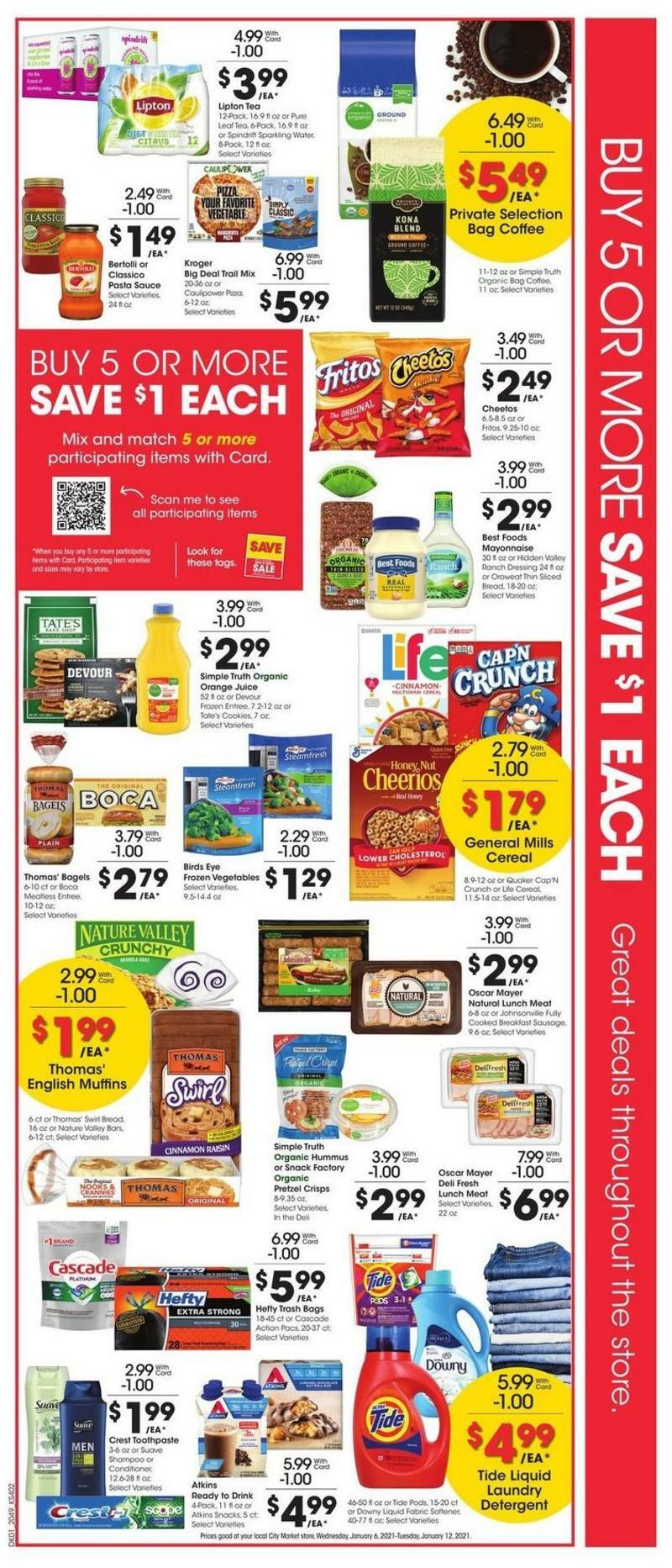 City Market Weekly Ad from January 6
