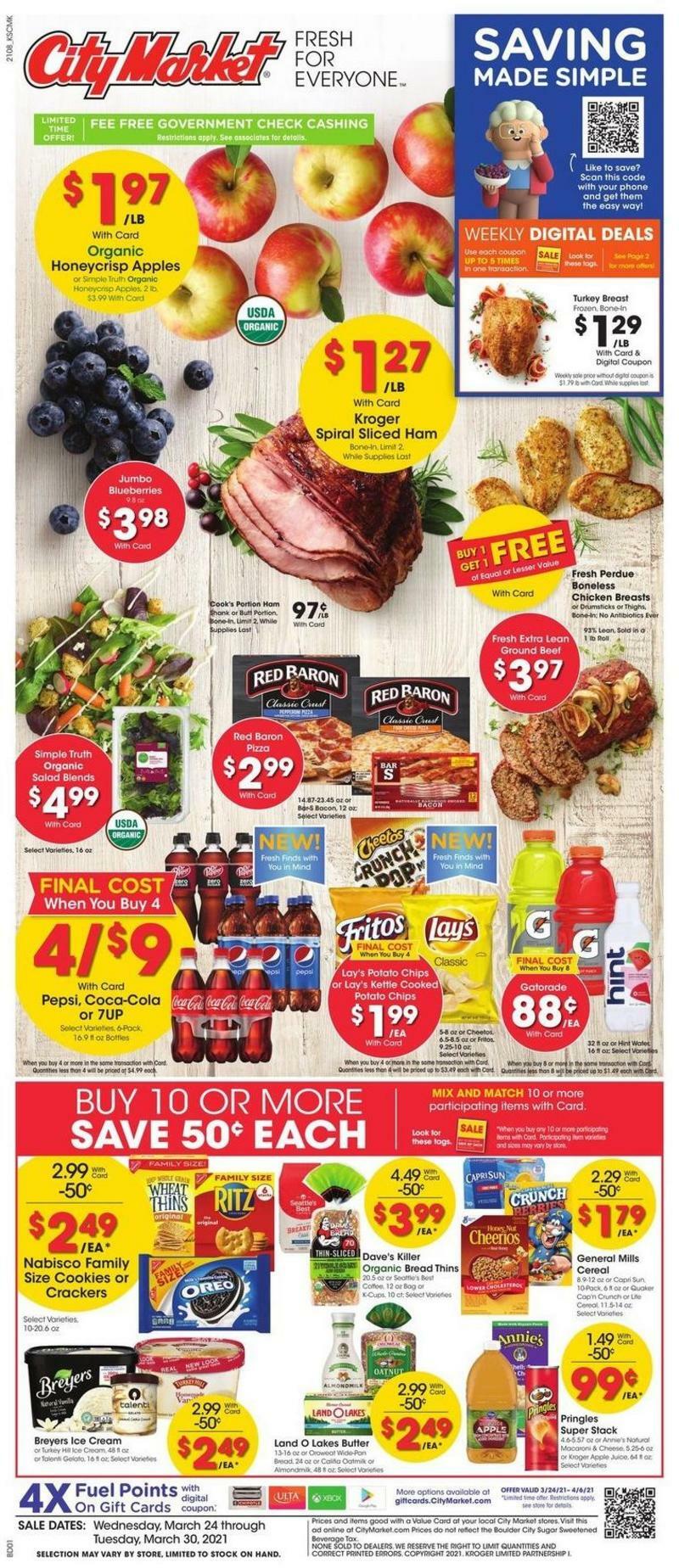 City Market Weekly Ad from March 24