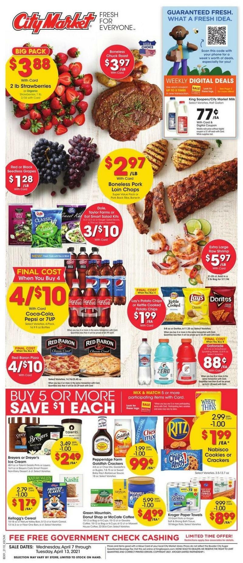 City Market Weekly Ad from April 7