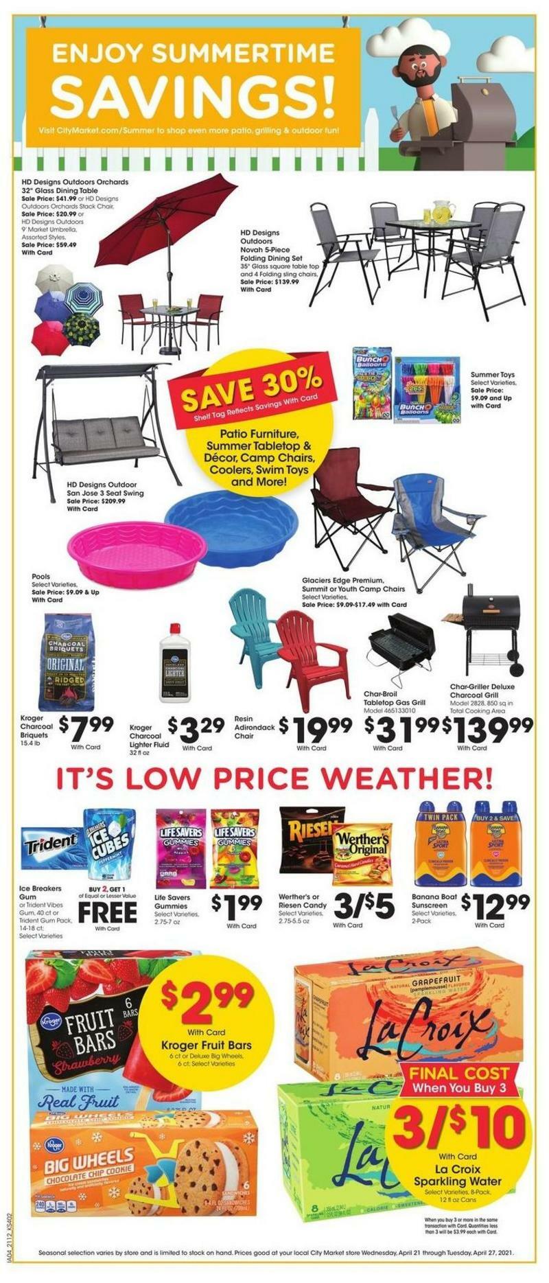 City Market Weekly Ad from April 21