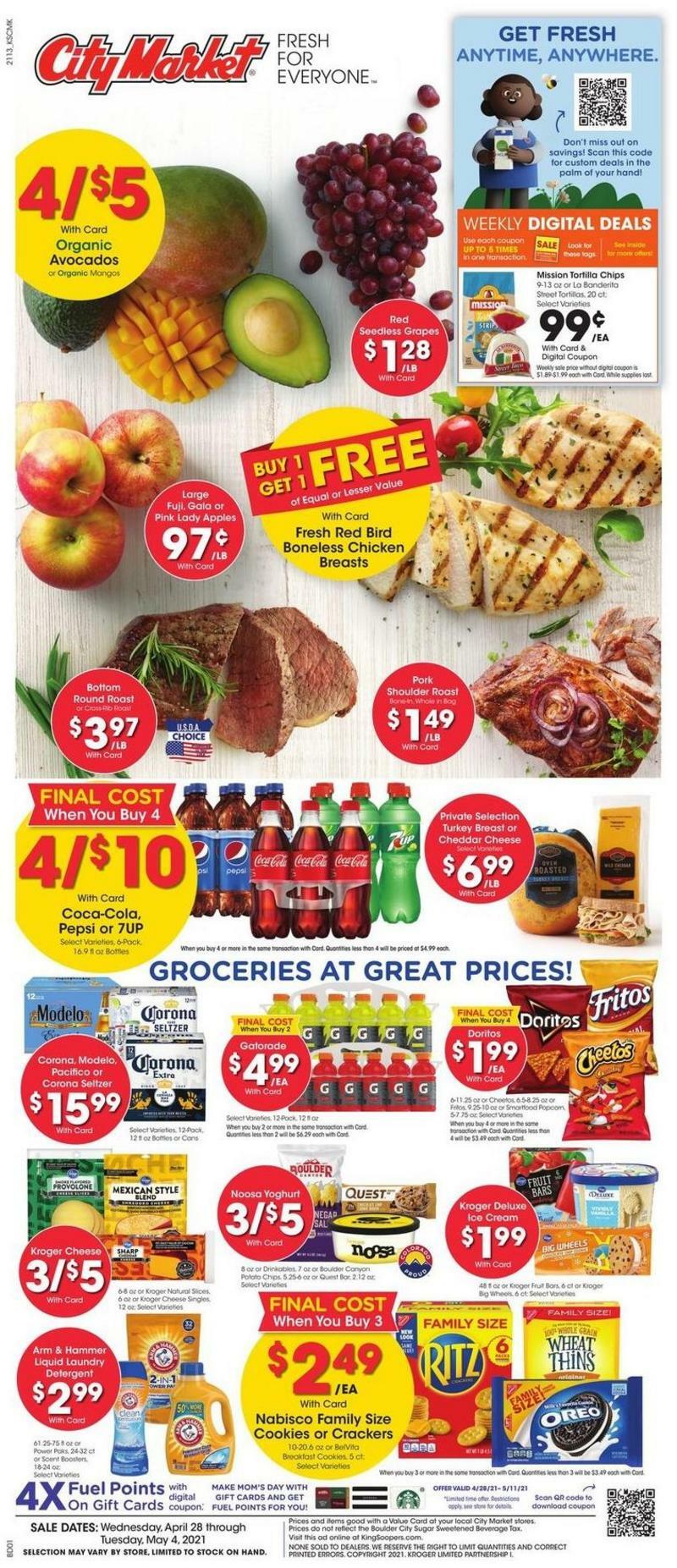 City Market Weekly Ad from April 28