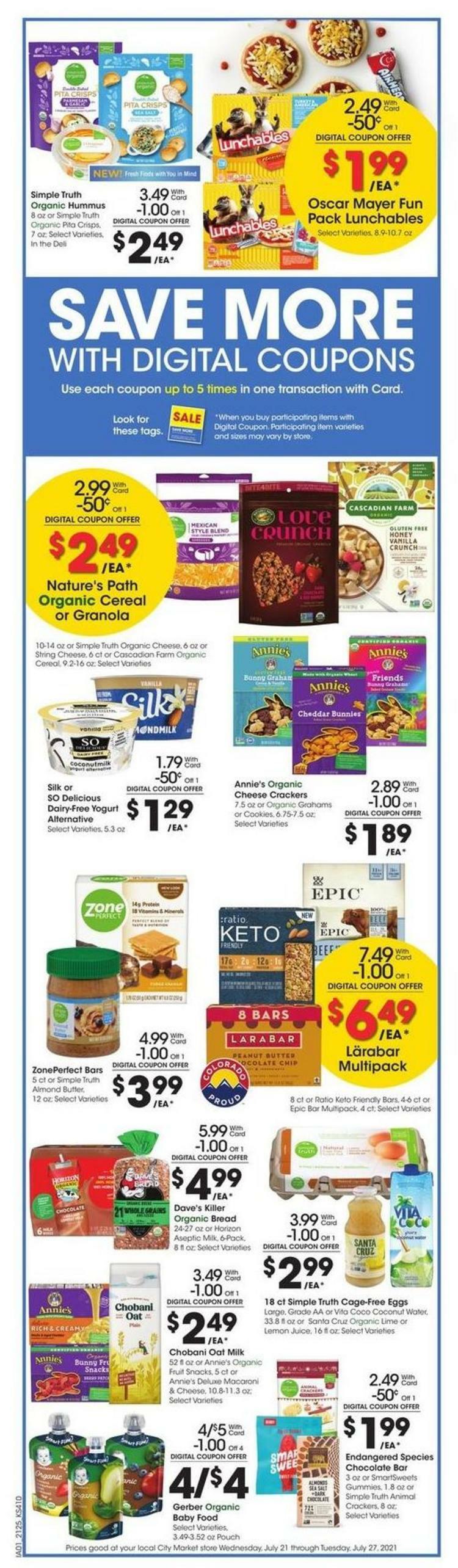 City Market Weekly Ad from July 21