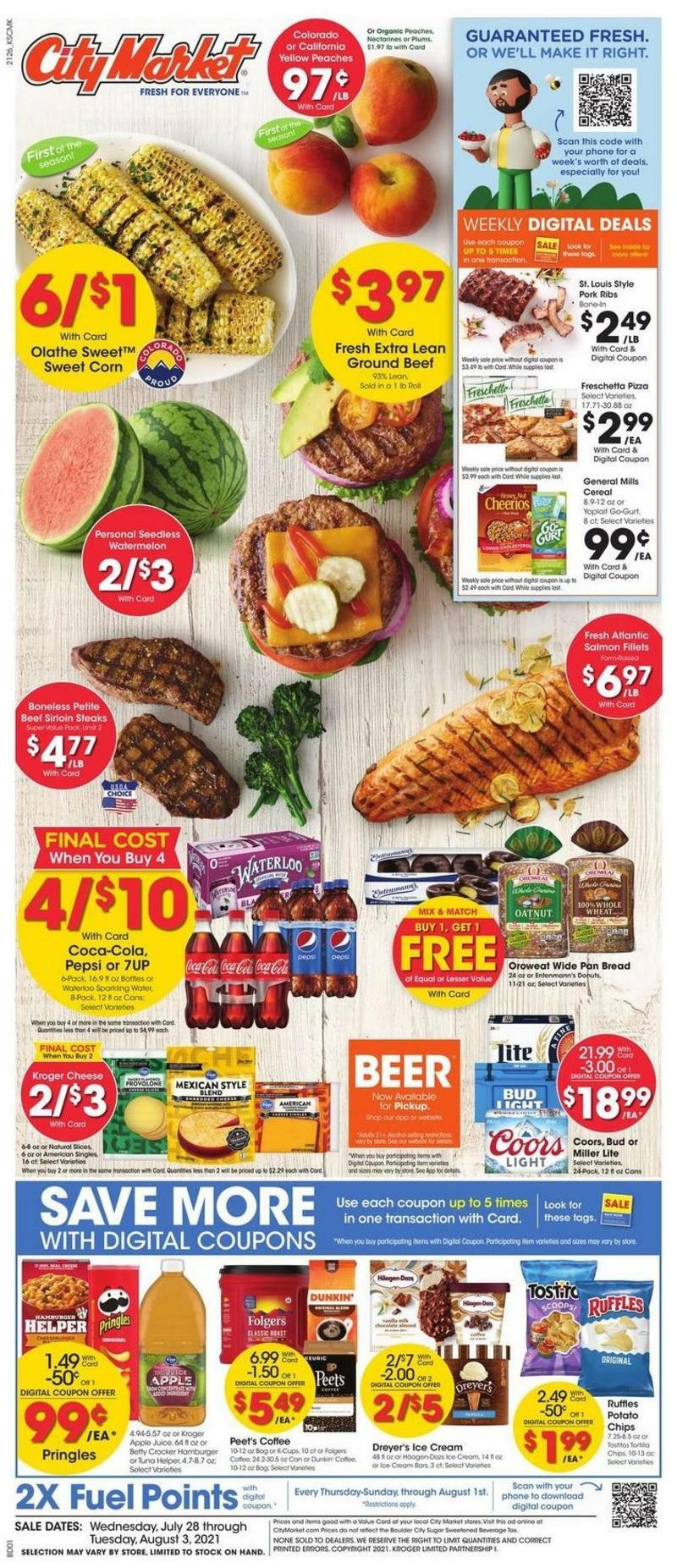 City Market Weekly Ad from July 28