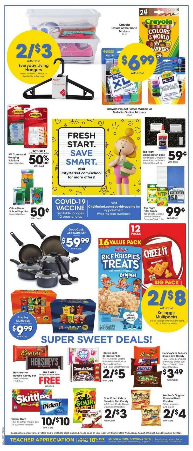 City Market Weekly Ad from August 4