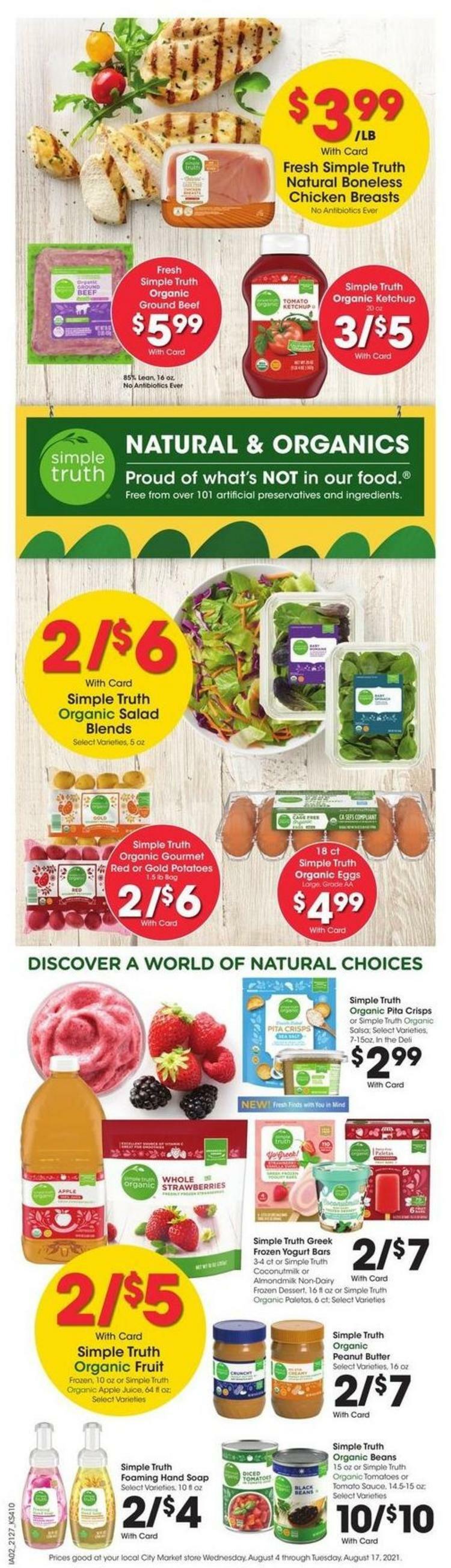 City Market Weekly Ad from August 4