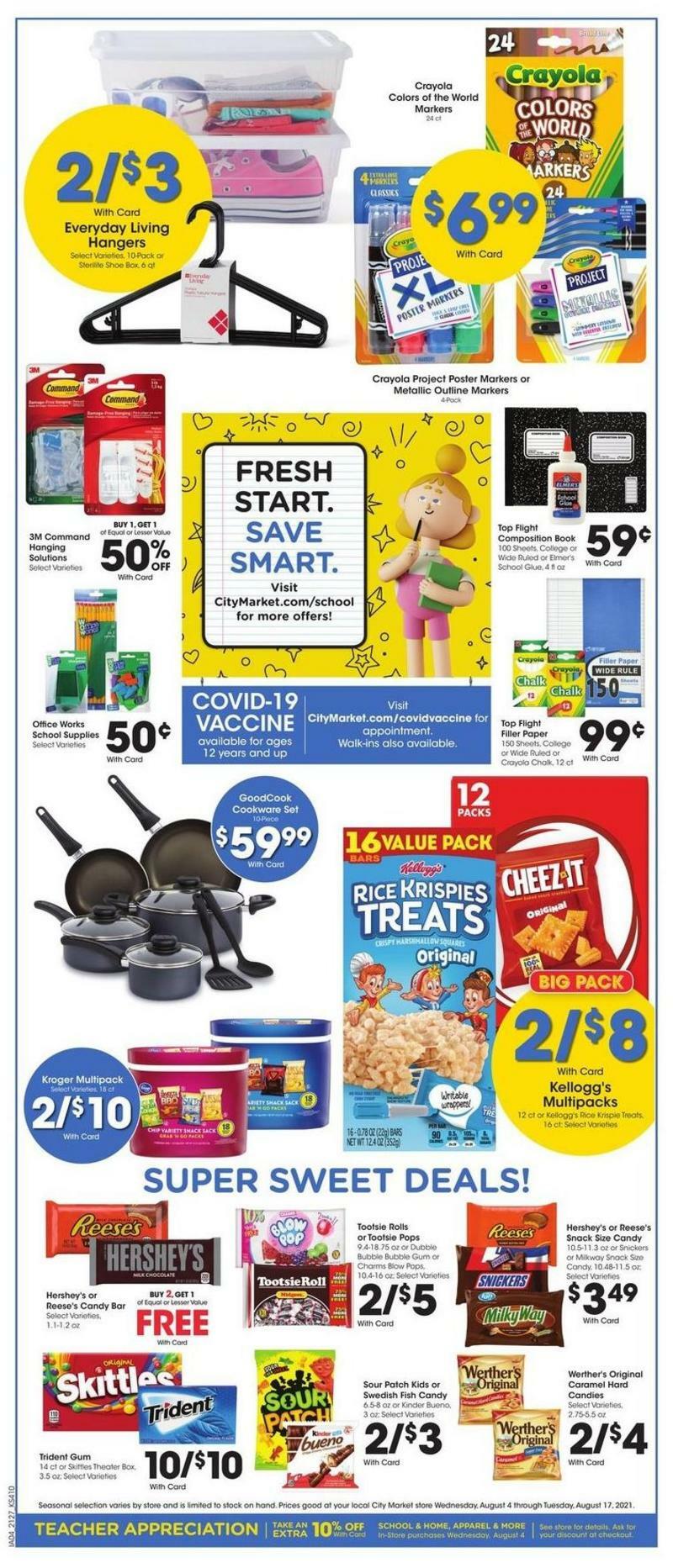 City Market Weekly Ad from August 11