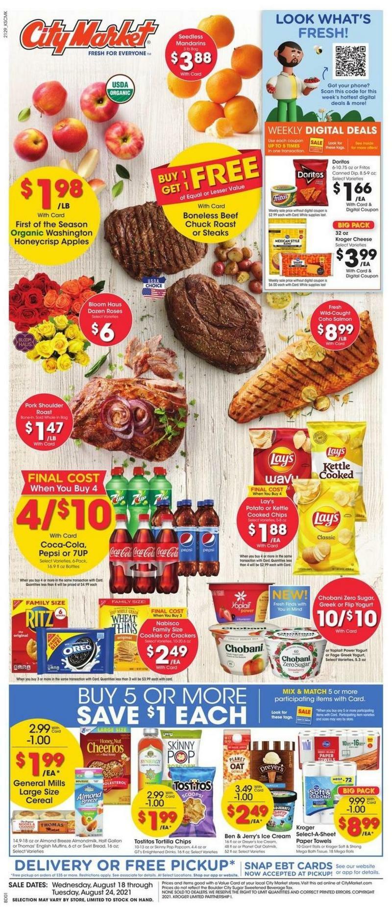 City Market Weekly Ad from August 18