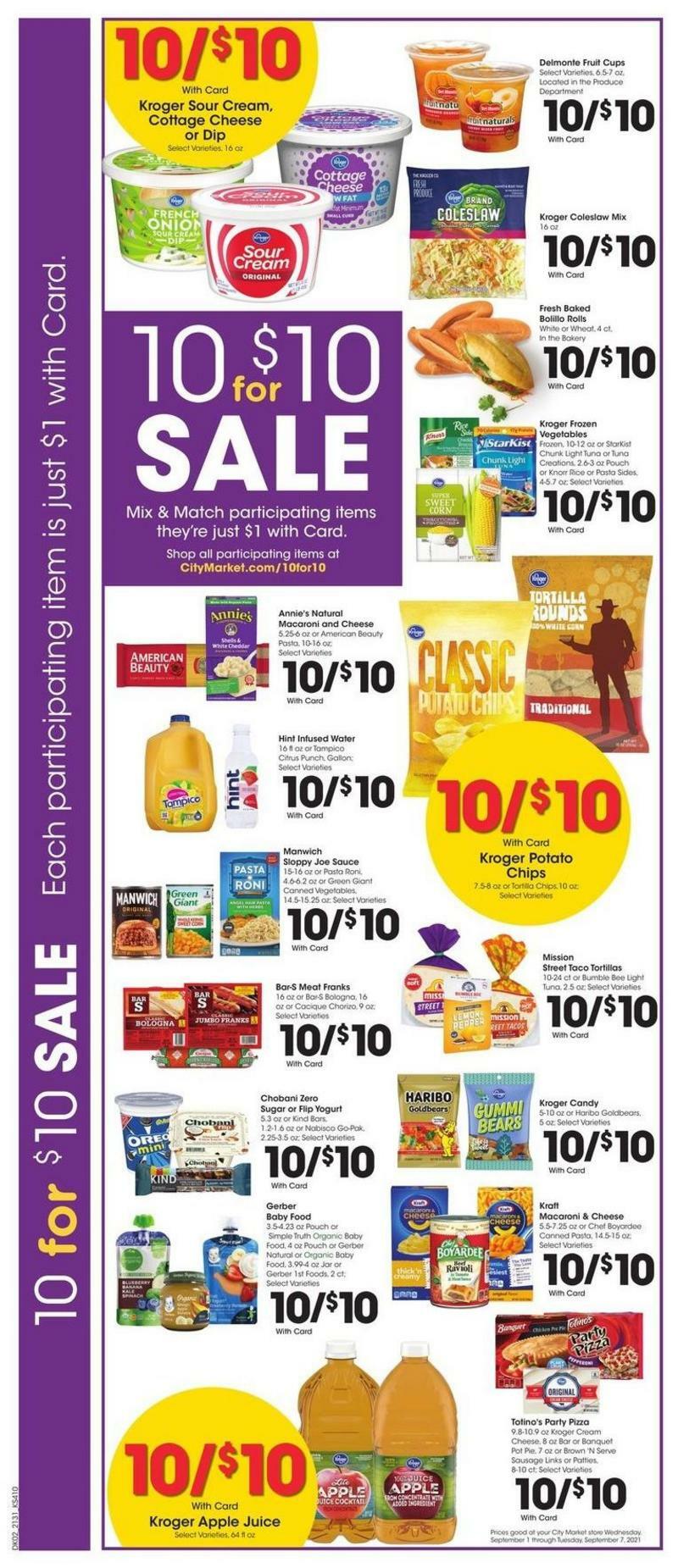 City Market Weekly Ad from September 1