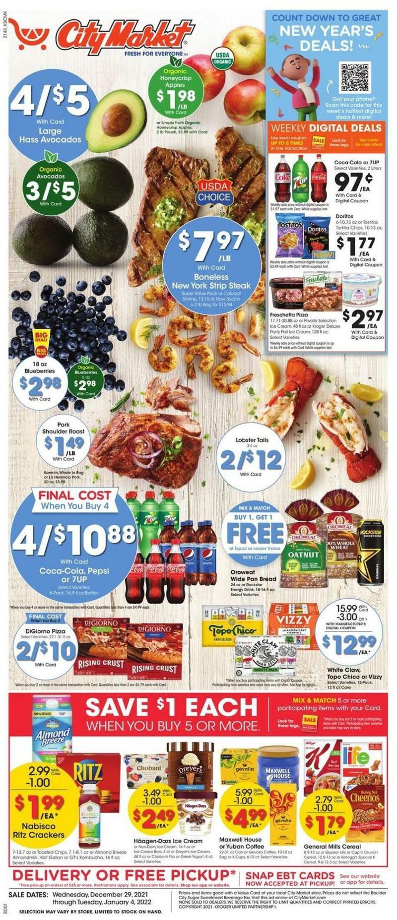 City Market Weekly Ad from December 29