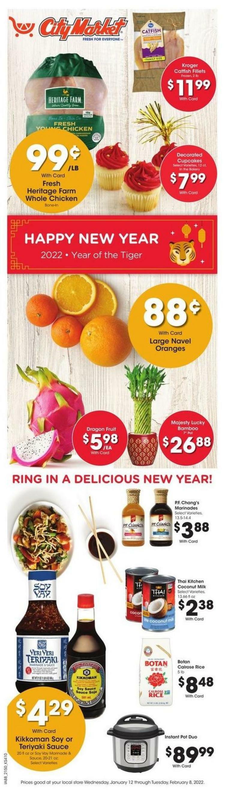 City Market Lunar New Year Weekly Ad from January 12