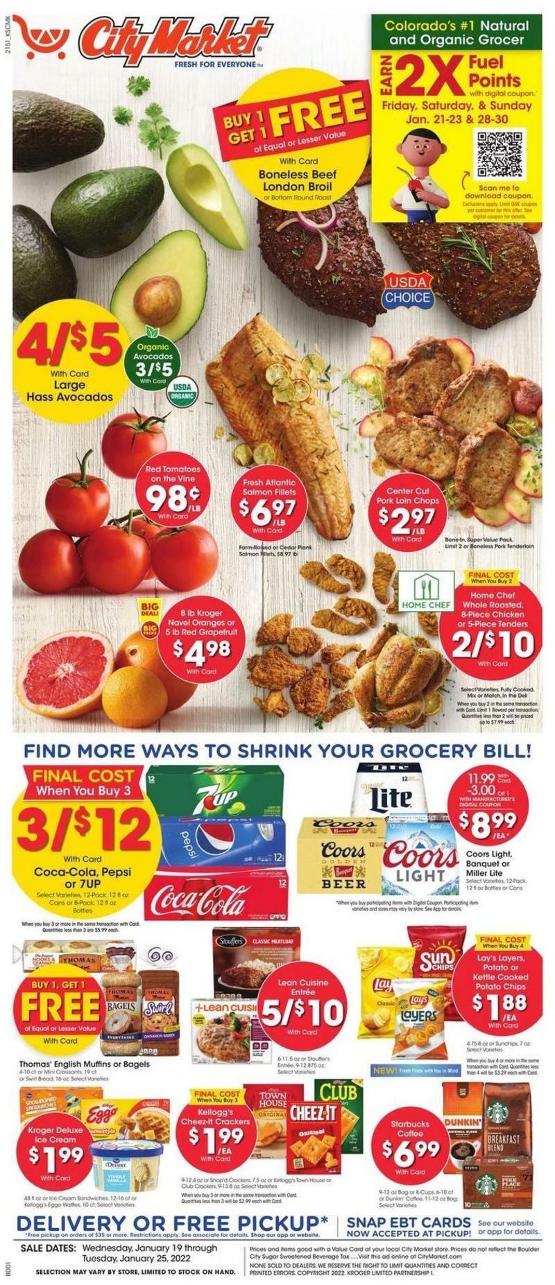 City Market Weekly Ad from January 19