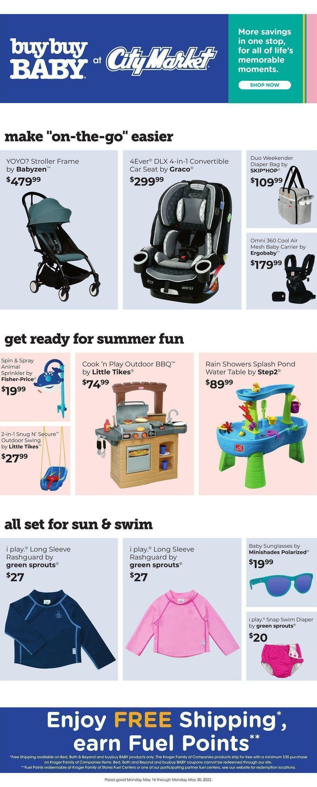 City Market Bed, Bath & Beyond Weekly Ad from May 16