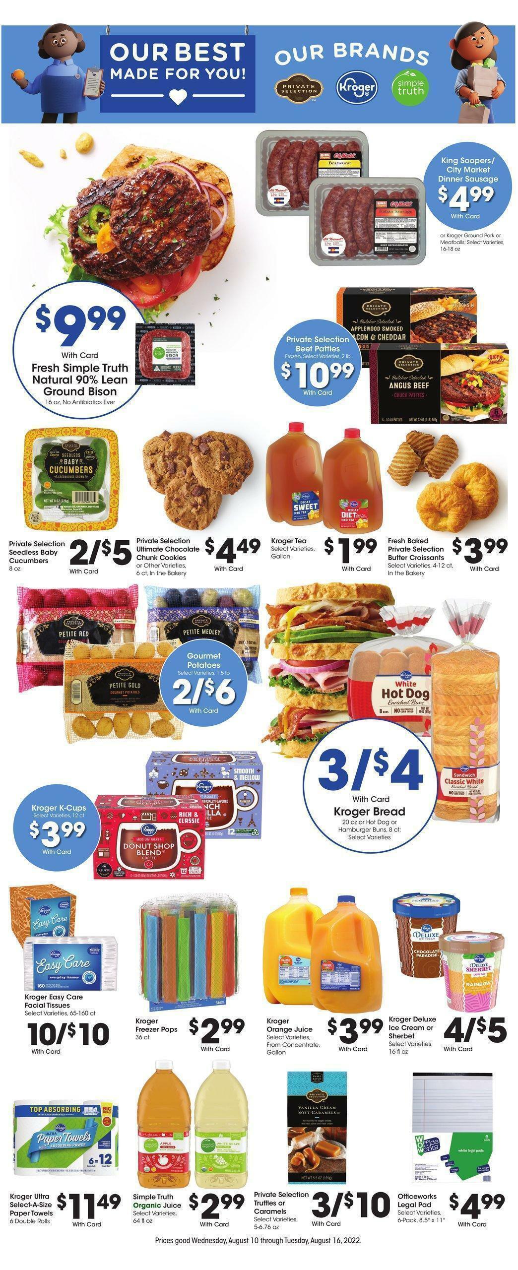 City Market Weekly Ad from August 10