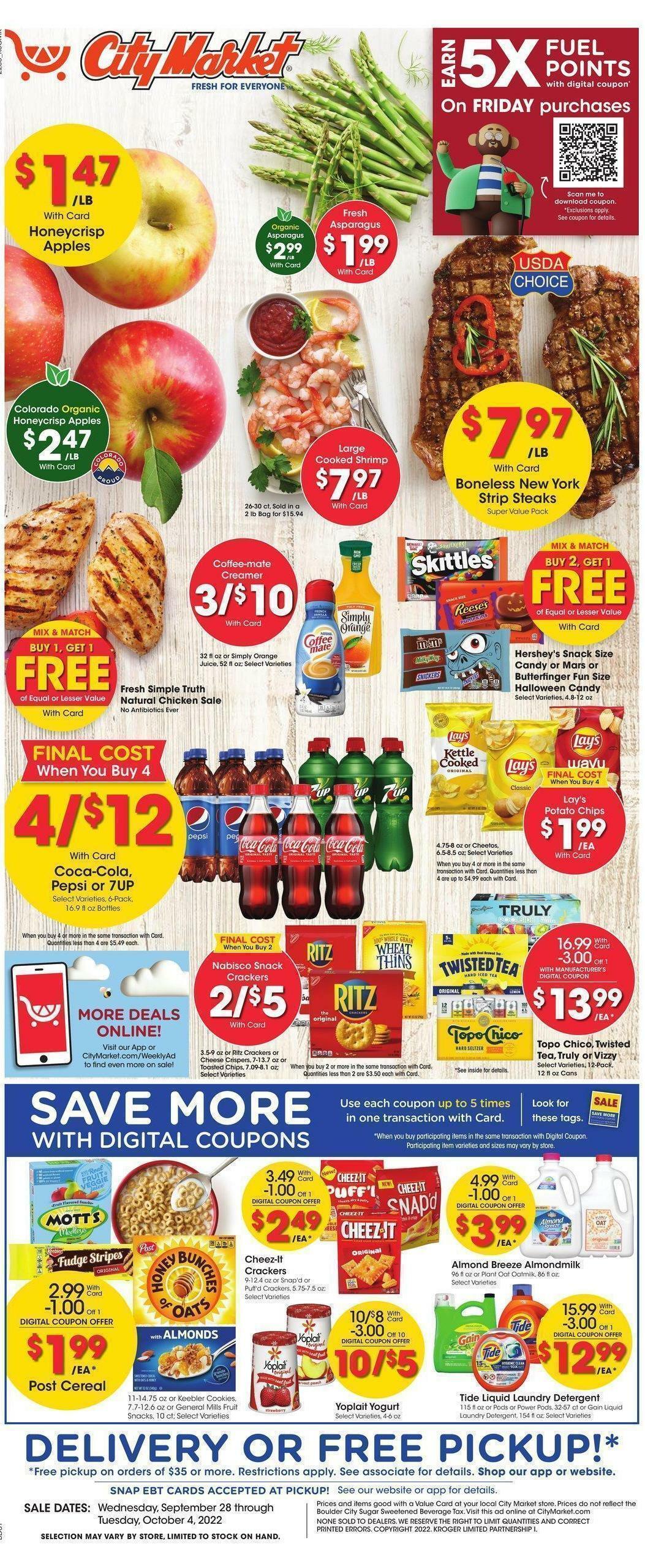 City Market Weekly Ad from September 28