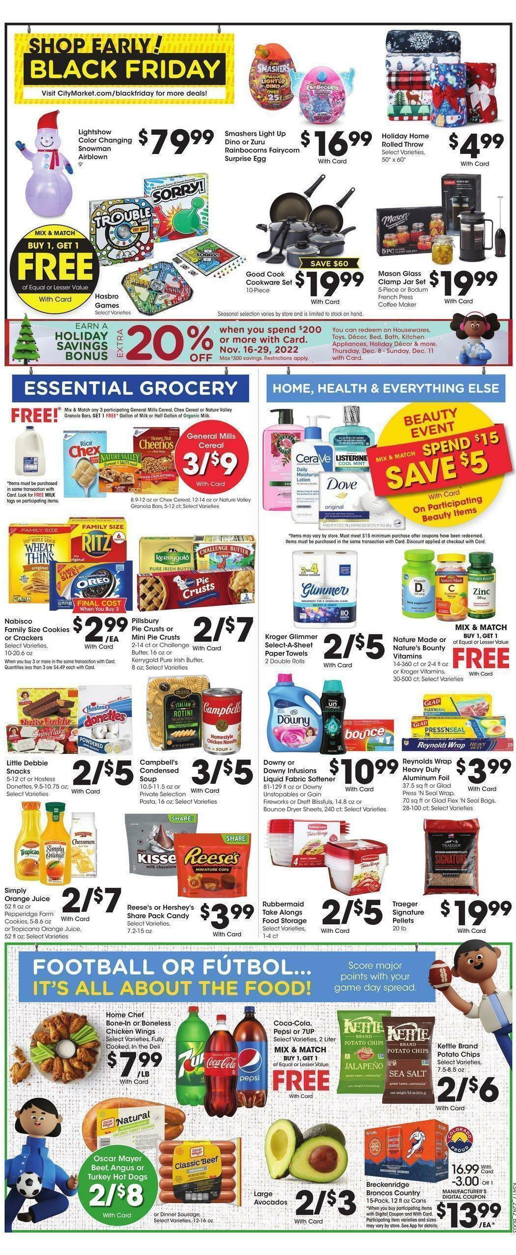 City Market Weekly Ad from November 16