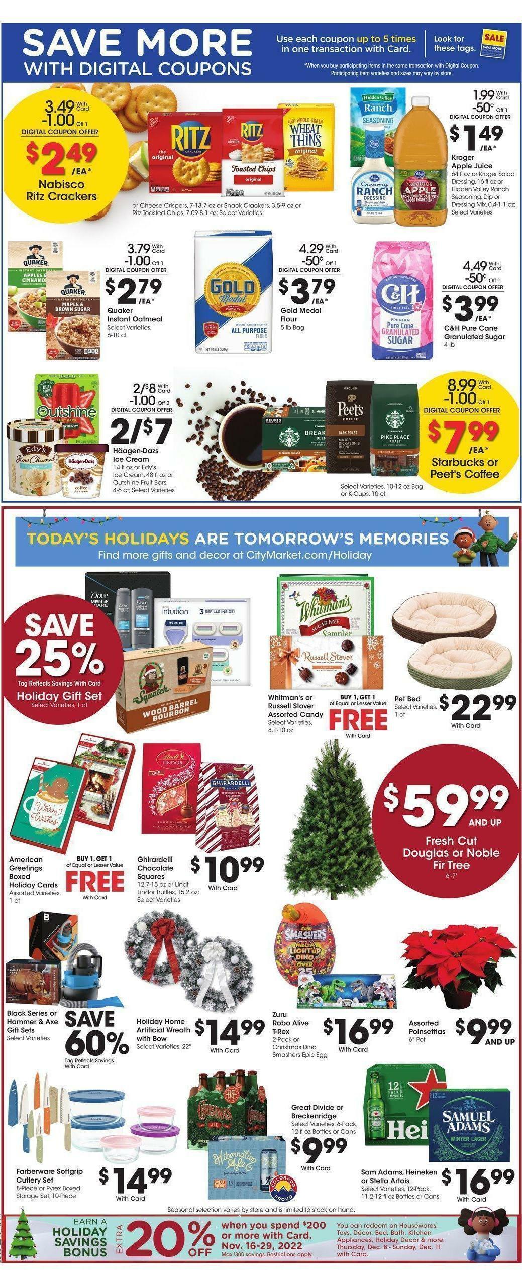 City Market Weekly Ad from November 25