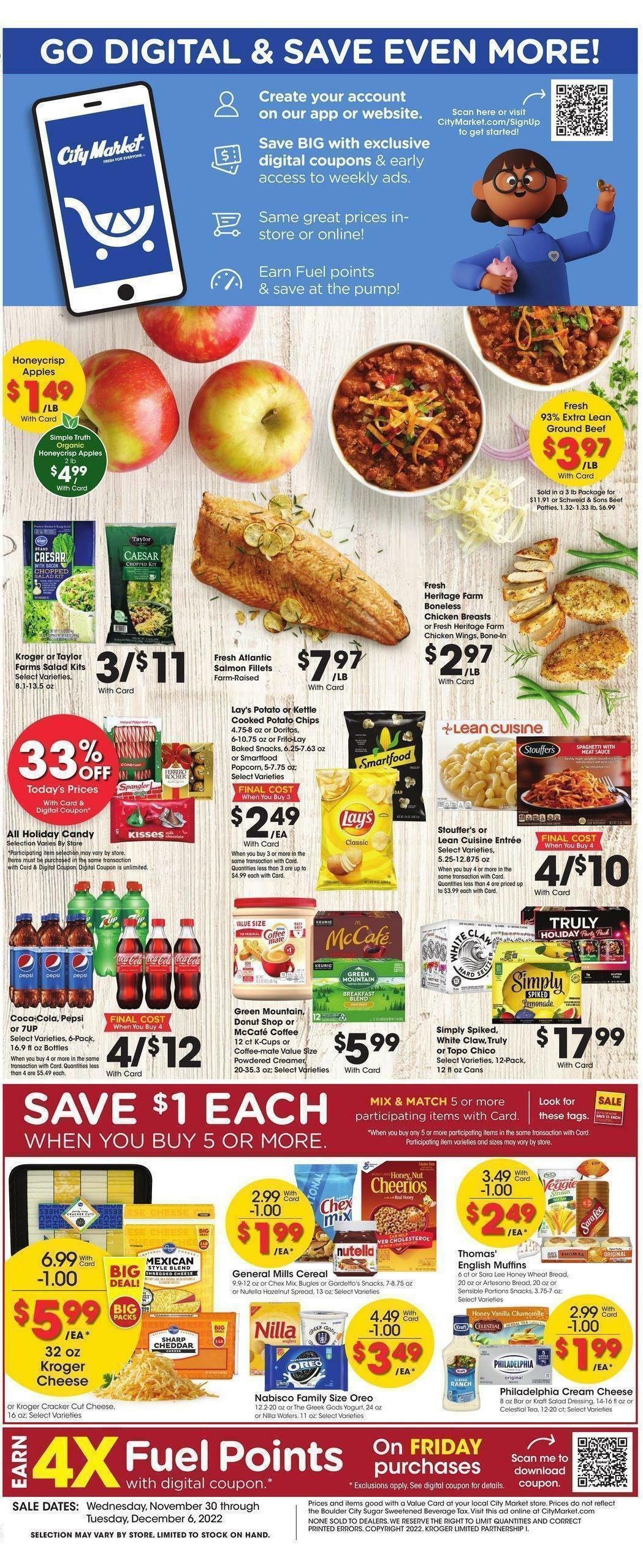 City Market Weekly Ad from November 30