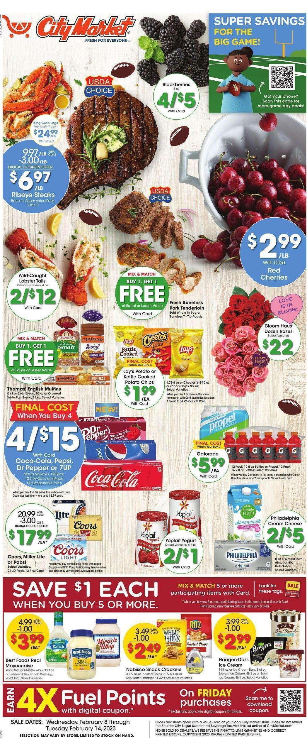 City Market Weekly Ad from February 8