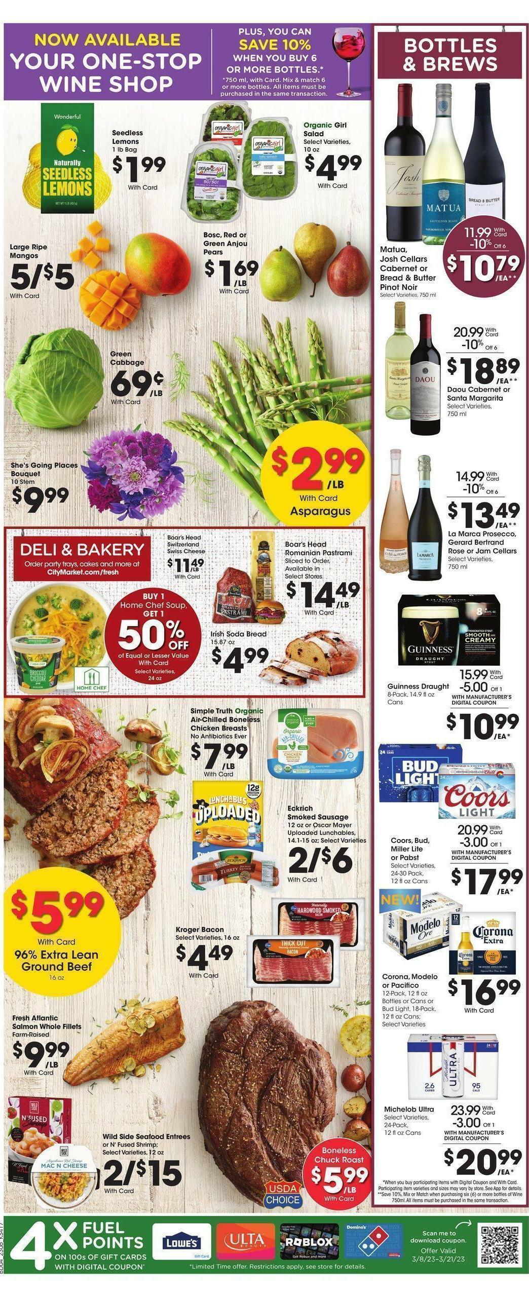 City Market Weekly Ad from March 8