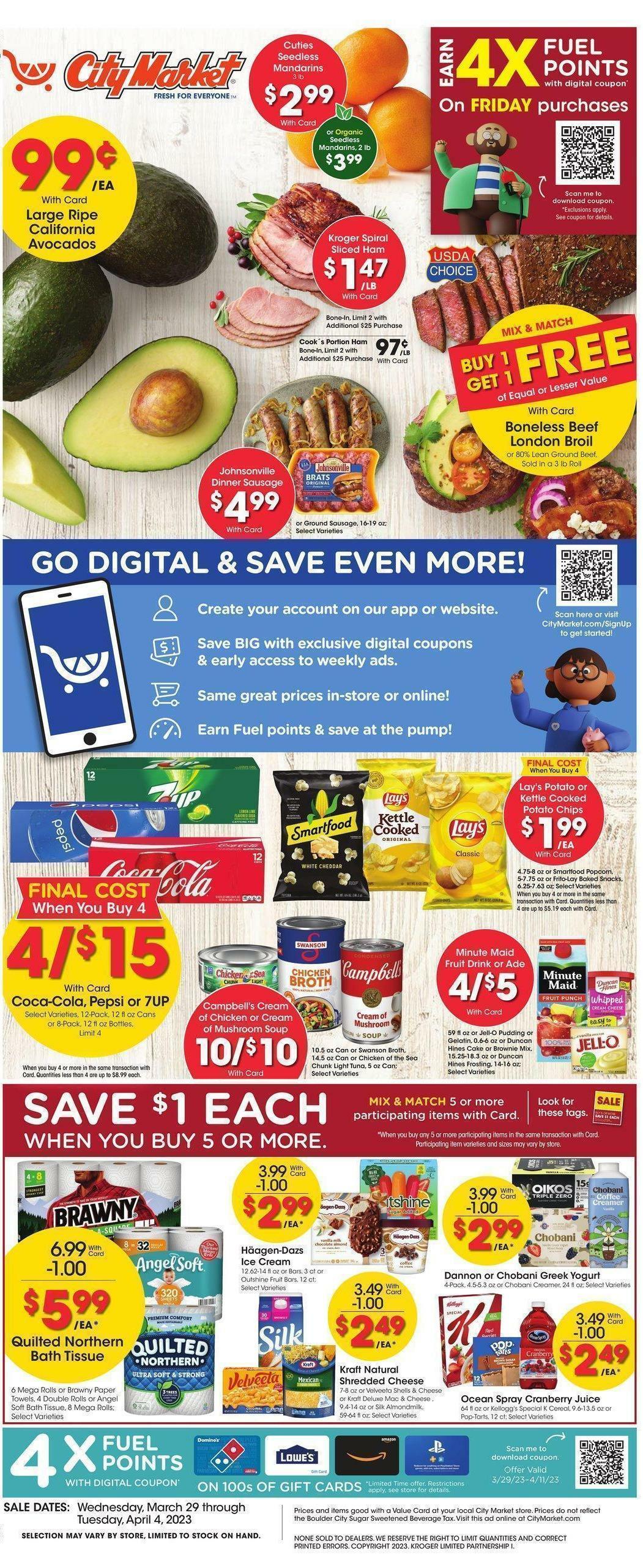 City Market Weekly Ad from March 29