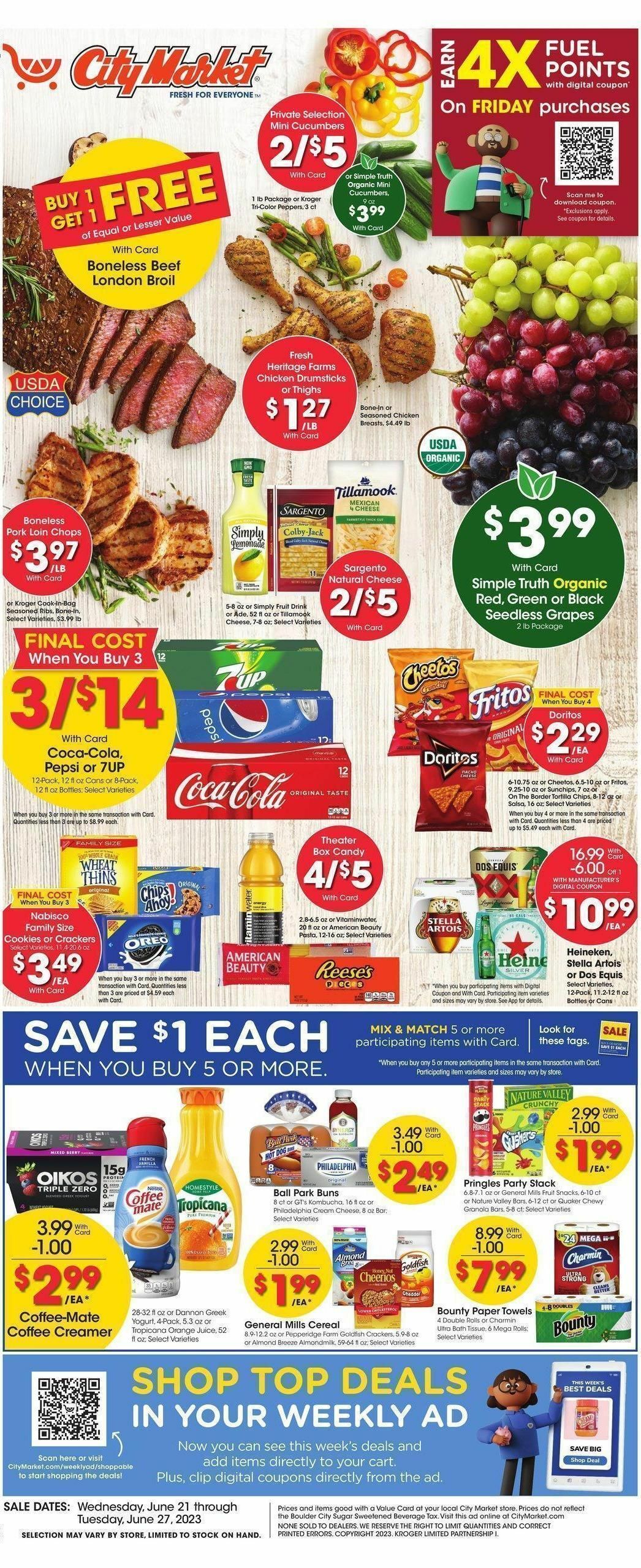 City Market Weekly Ad from June 21