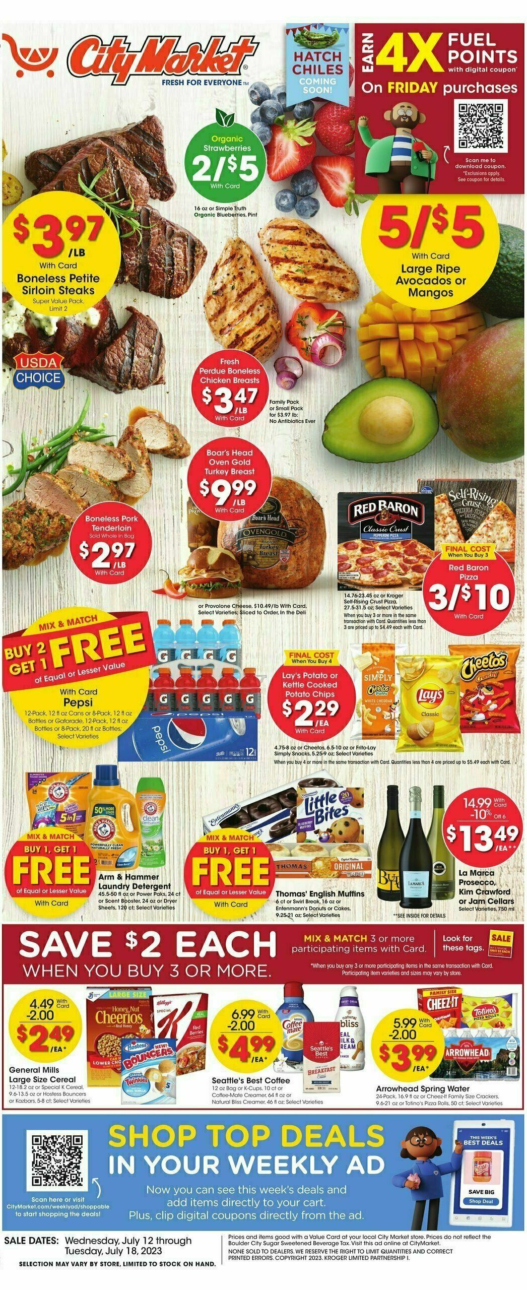 City Market Weekly Ad from July 12