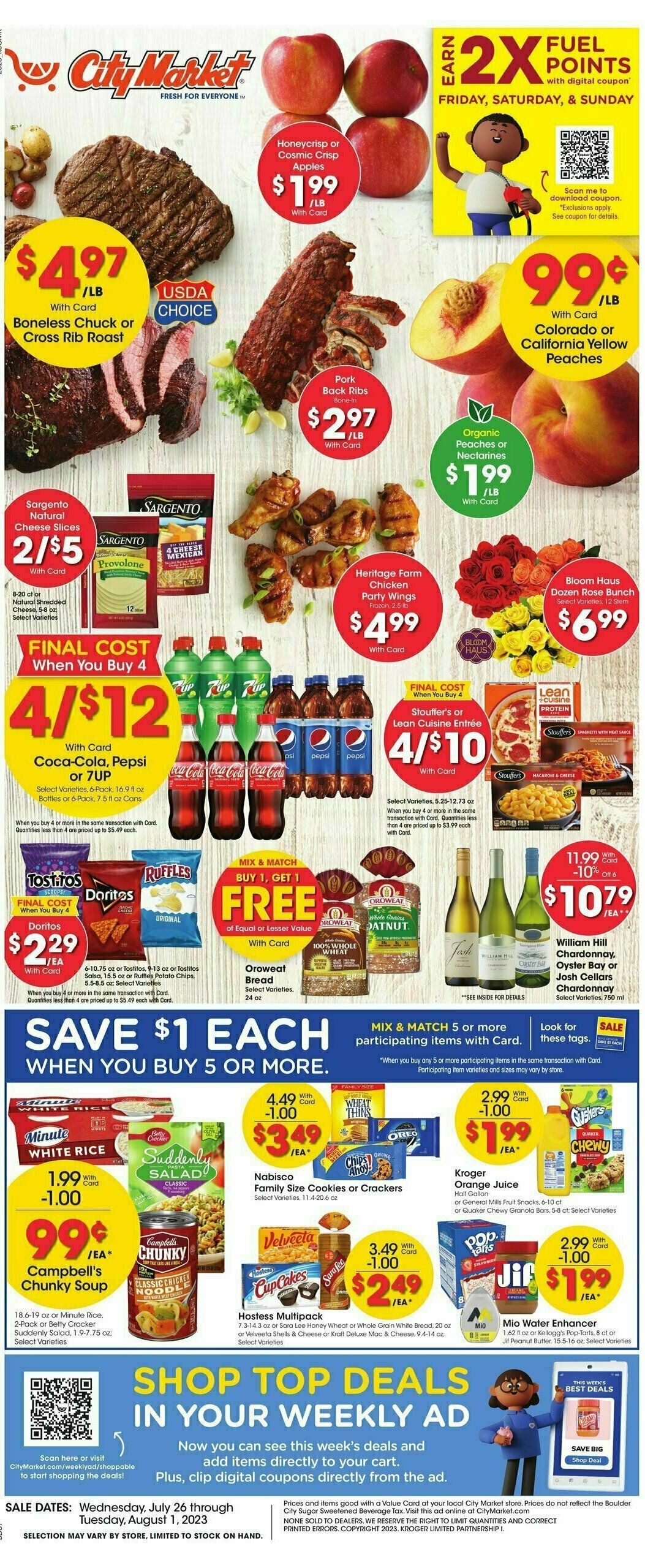 City Market Weekly Ad from July 26