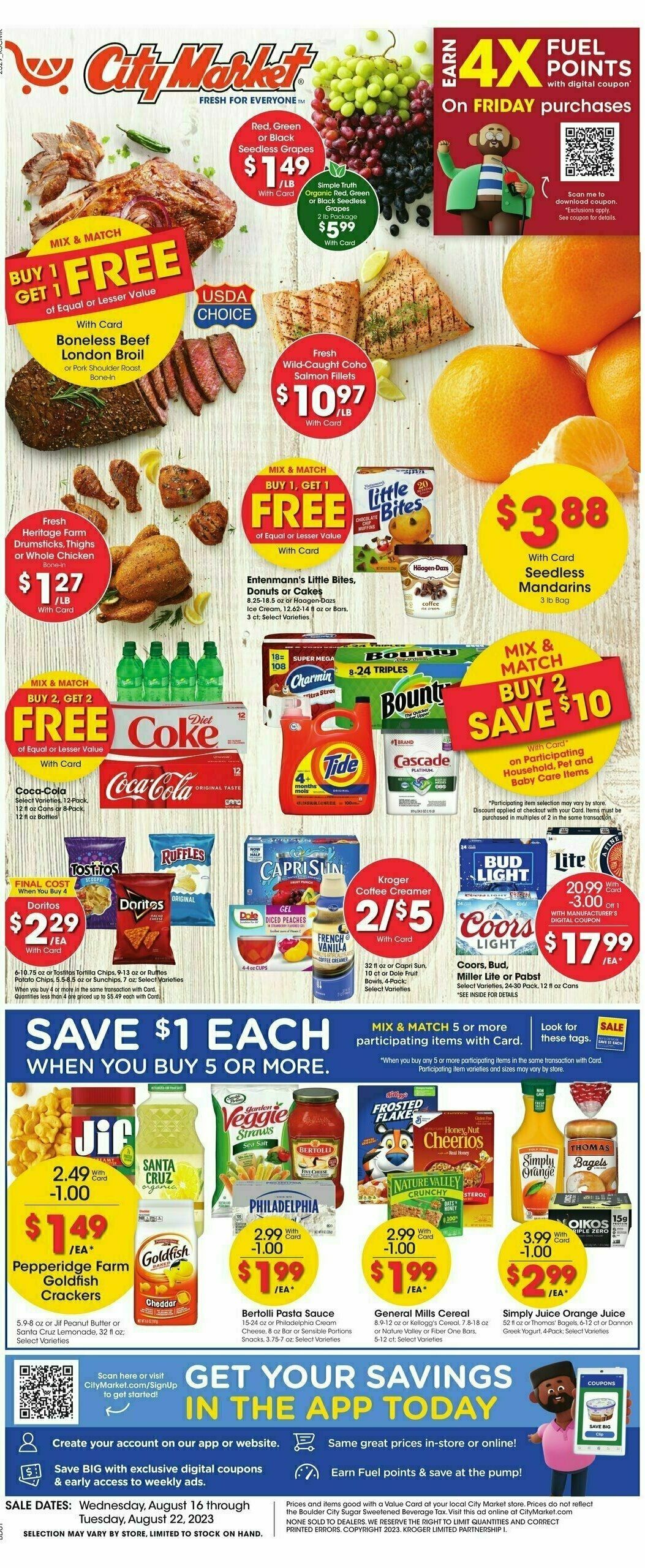 City Market Weekly Ad from August 16