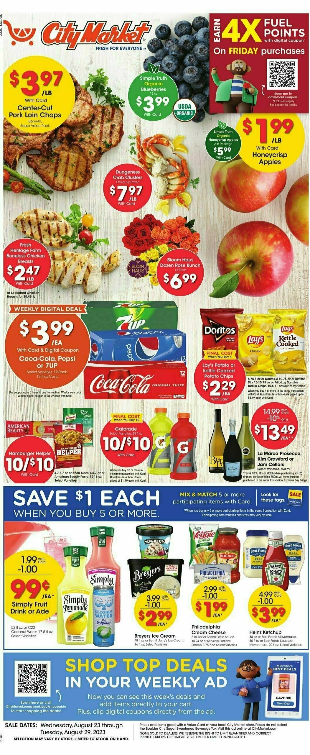 City Market Weekly Ad from August 23