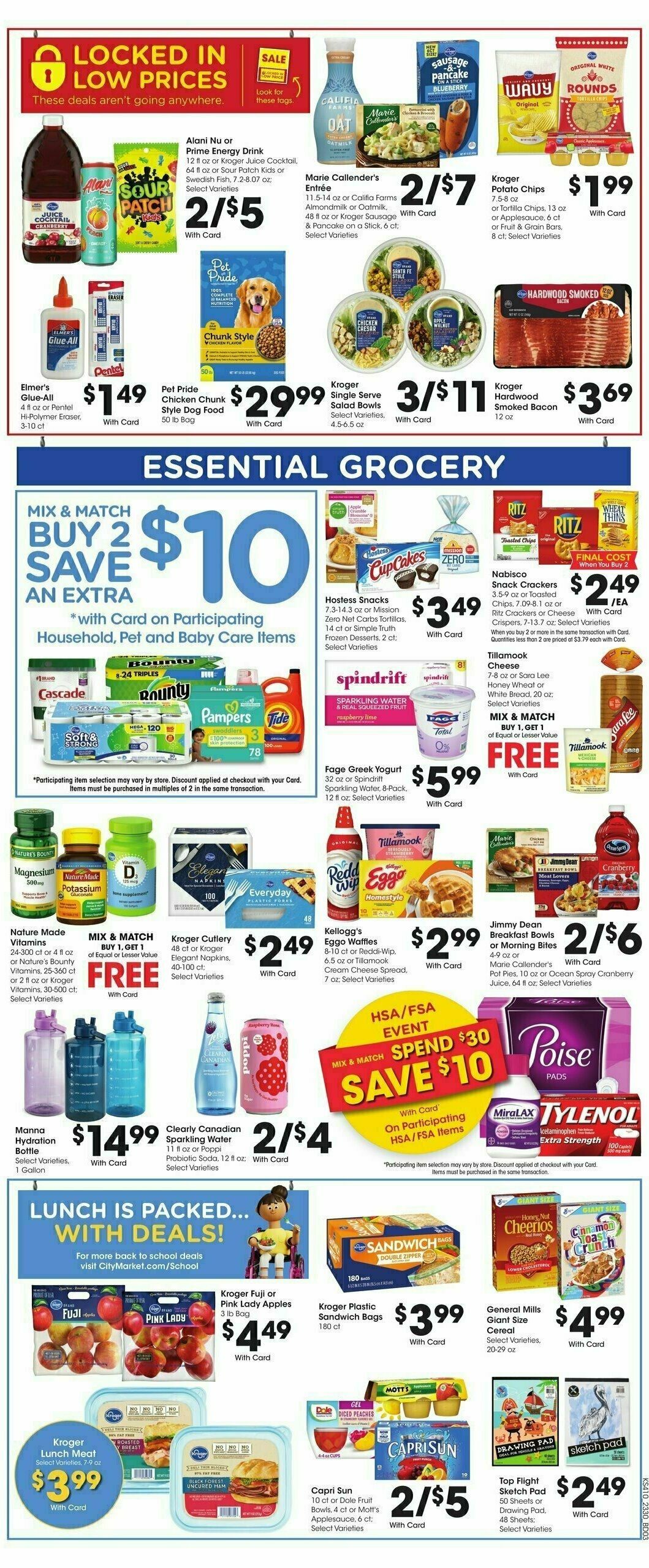 City Market Weekly Ad from August 23