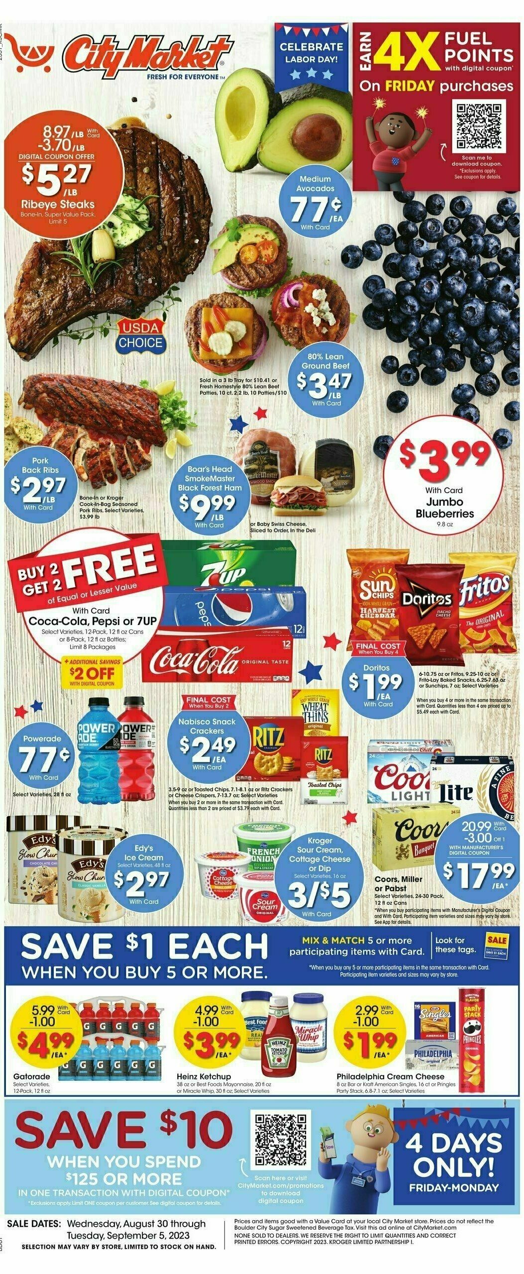 City Market Weekly Ad from August 30