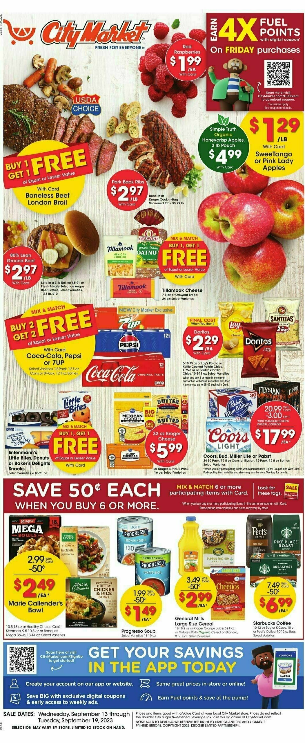 City Market Weekly Ad from September 13